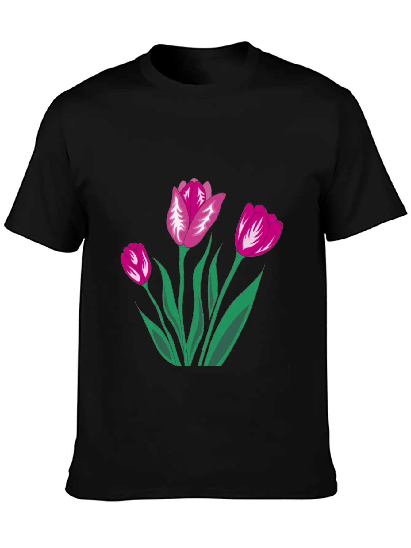 Pink Tulip Relaxed Everyday Tee – Lightweight And Durable Cotton
