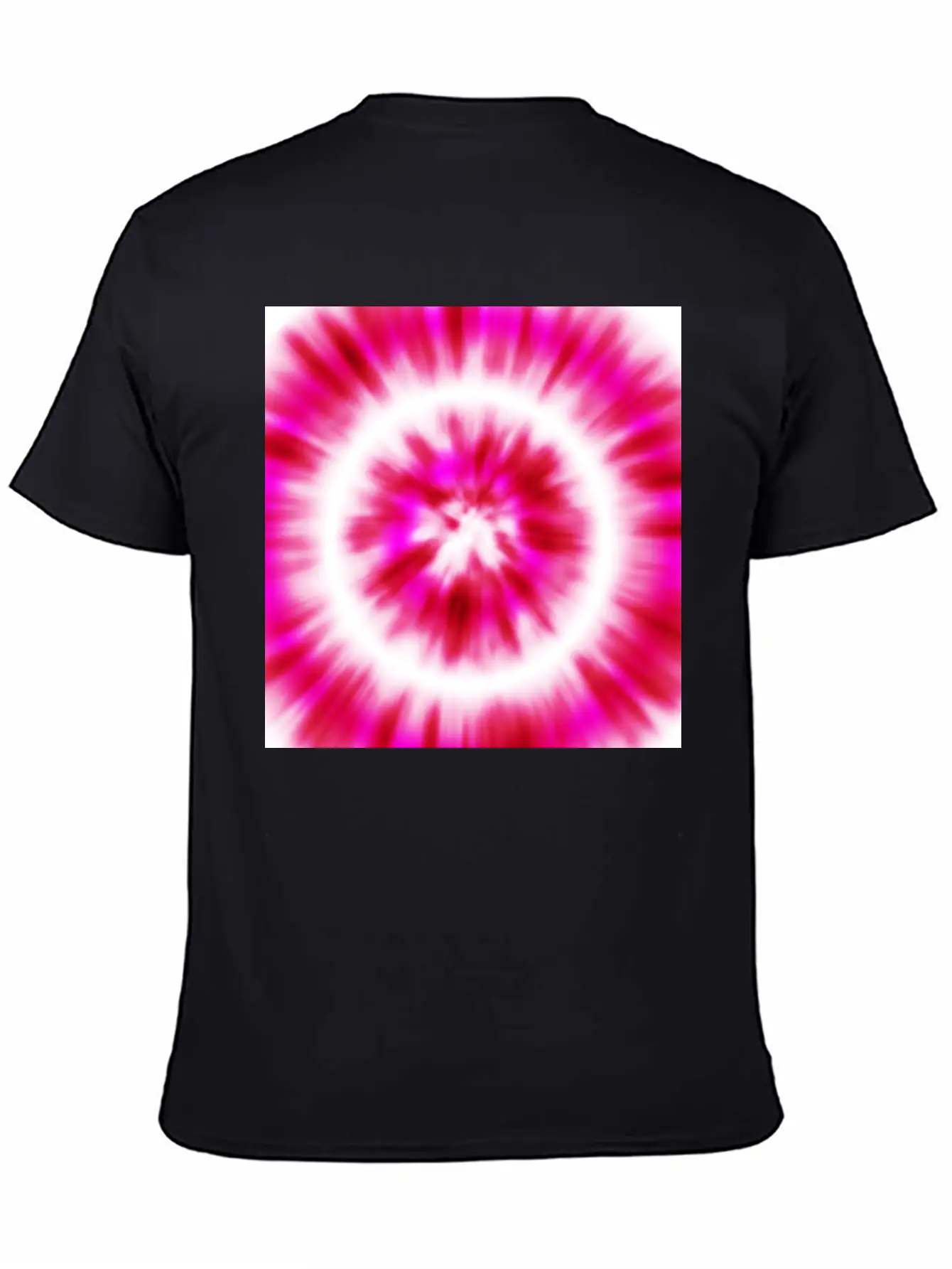 Pink White Tie Dye Modern Fit Casual T-Shirt – Clean And Versatile Design