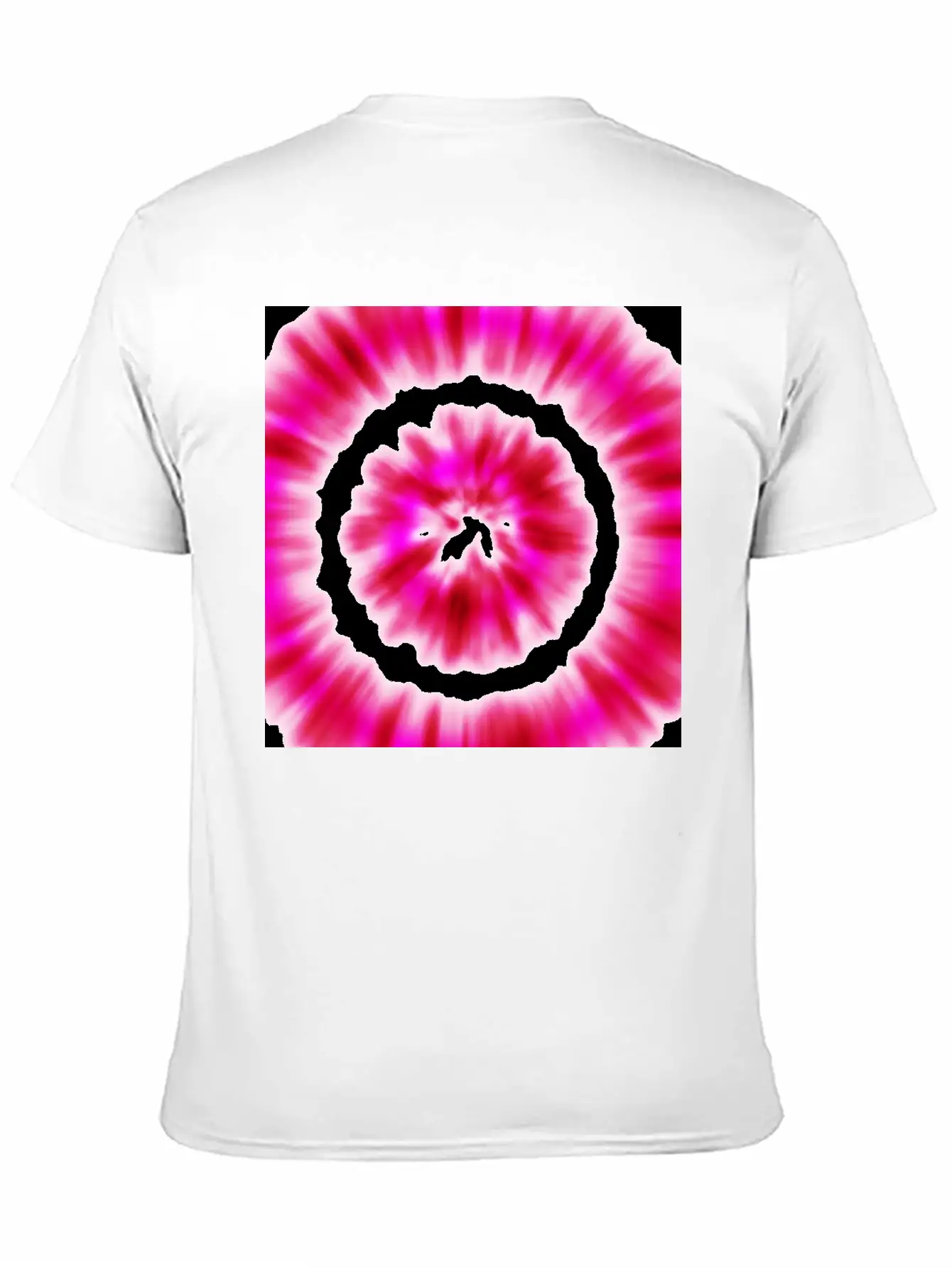 Pink White Tie Dye Modern Fit Casual T-Shirt – Clean And Versatile Design