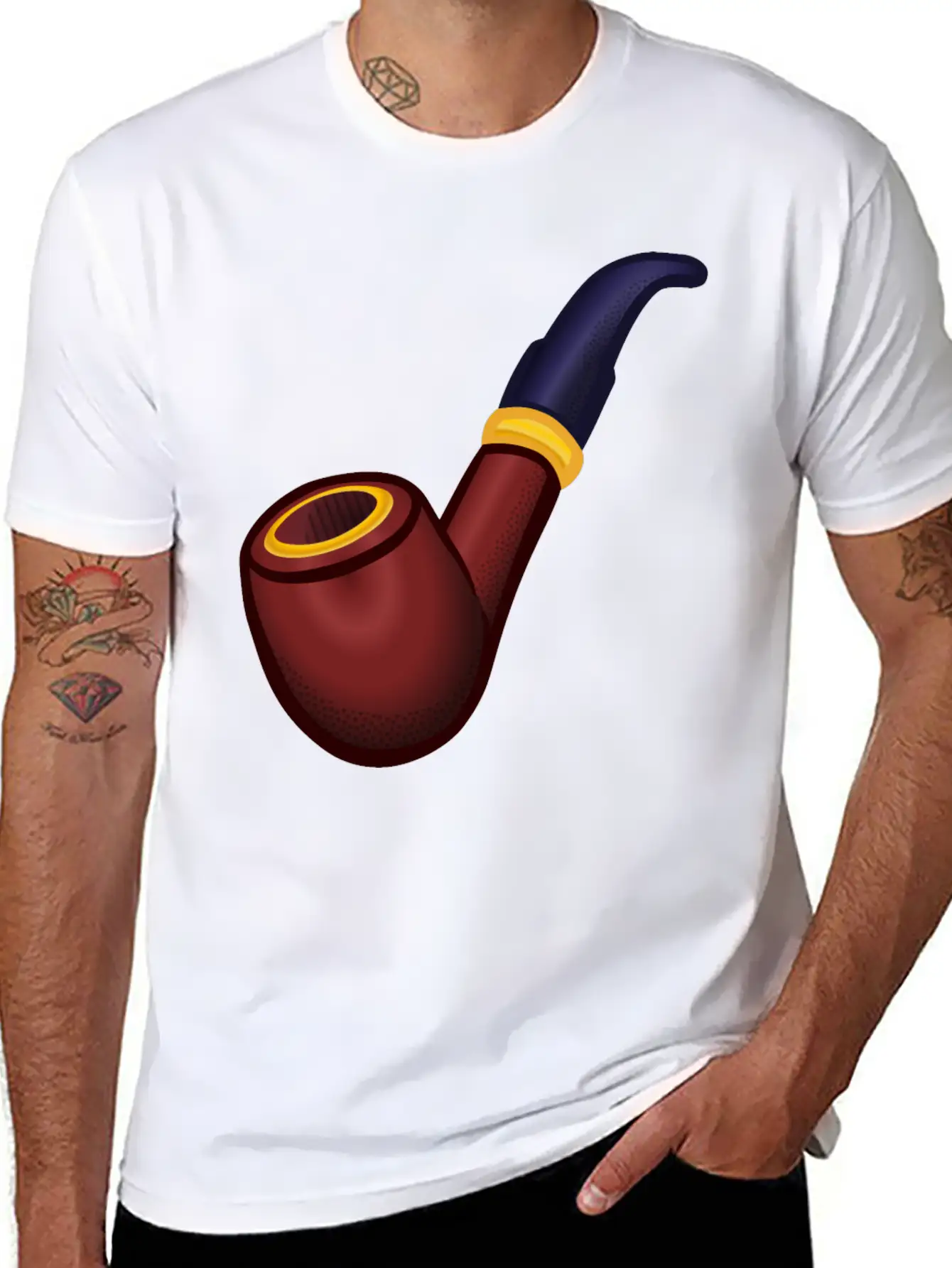 Pipe Coloured Relaxed Everyday Tee – Lightweight And Durable Cotton