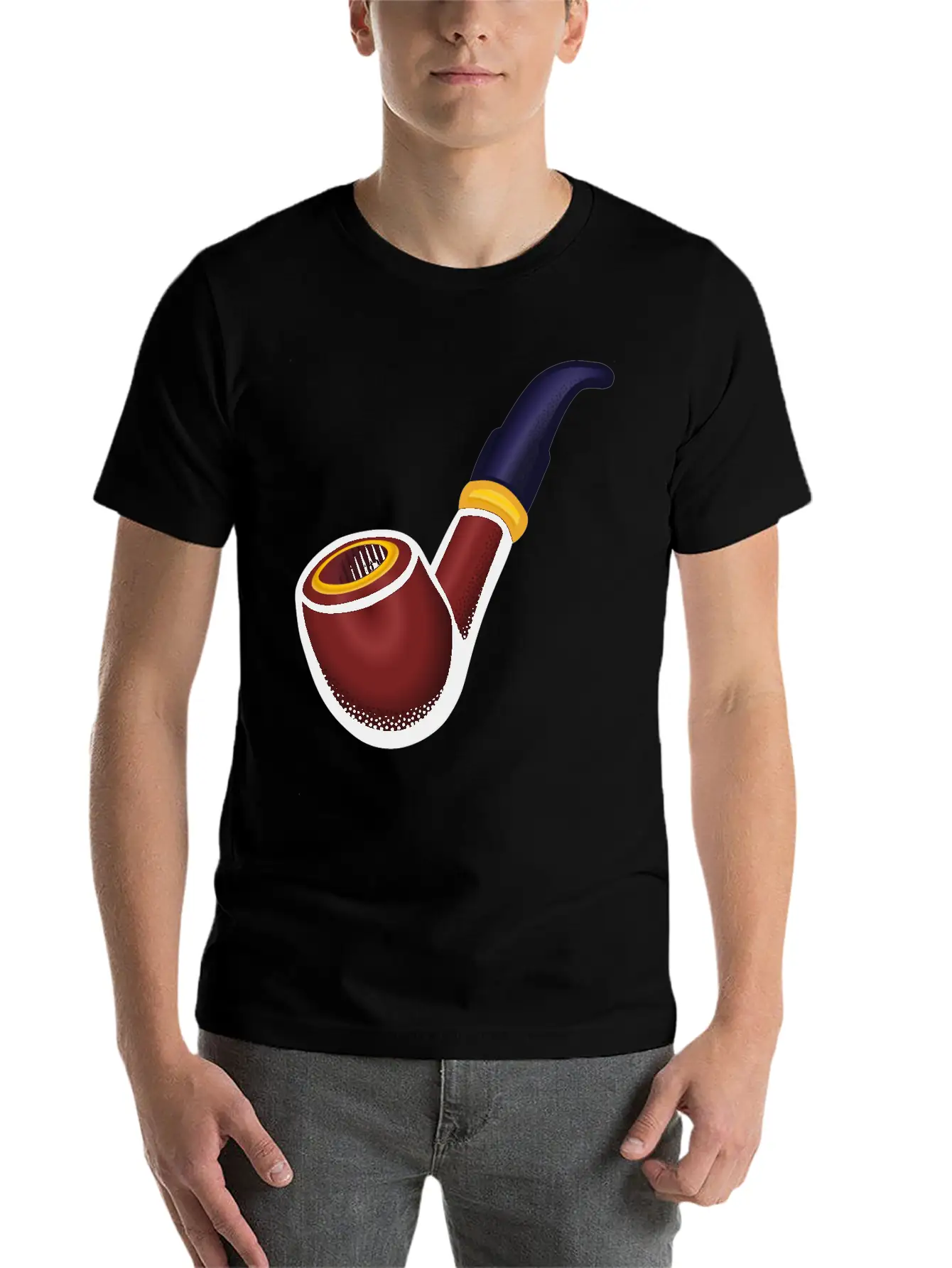 Pipe Coloured Relaxed Everyday Tee – Lightweight And Durable Cotton