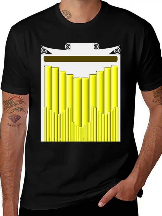 Pipe Organ Unisex Casual T-Shirt ��� Clean Design For Daily Comfort