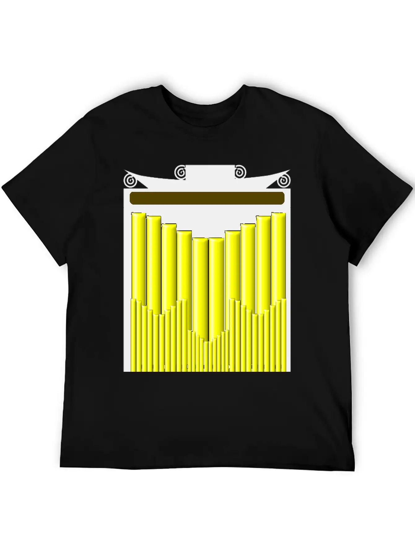 Pipe Organ Unisex Casual T-Shirt ��� Clean Design For Daily Comfort