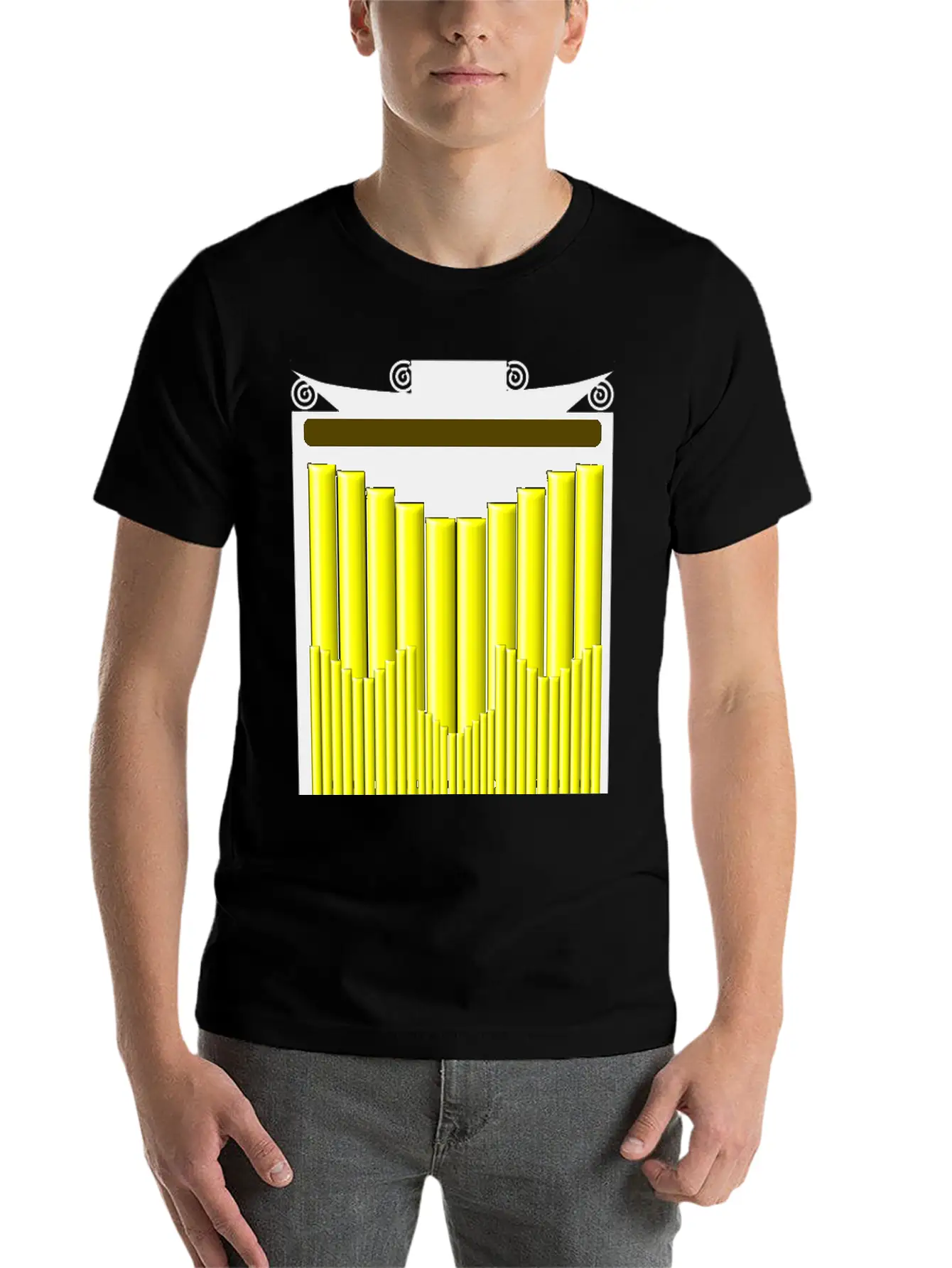 Pipe Organ Unisex Casual T-Shirt ��� Clean Design For Daily Comfort