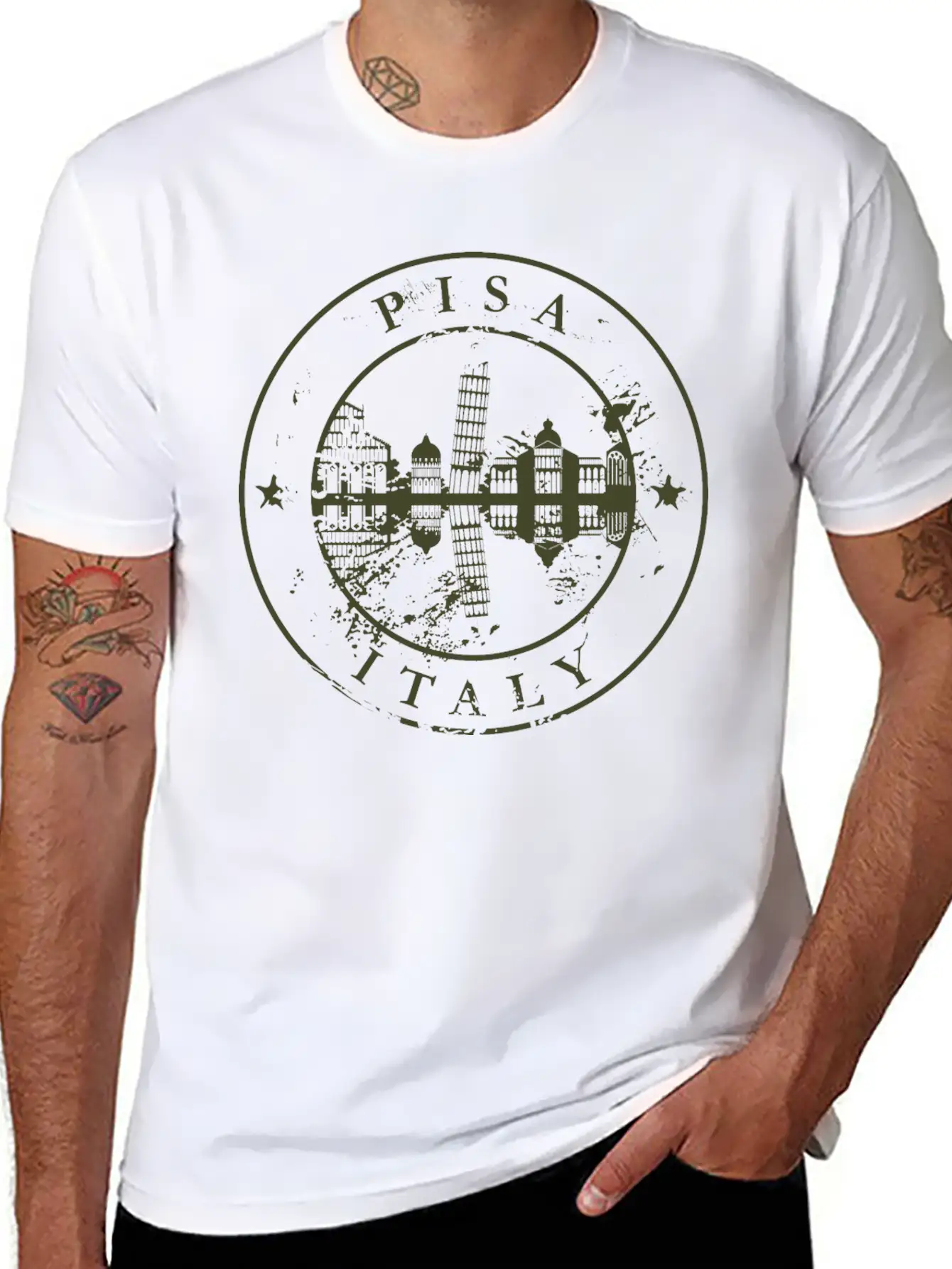 Pisa, Italy Soft Cotton Short Sleeve Tee – Unisex Wardrobe Staple