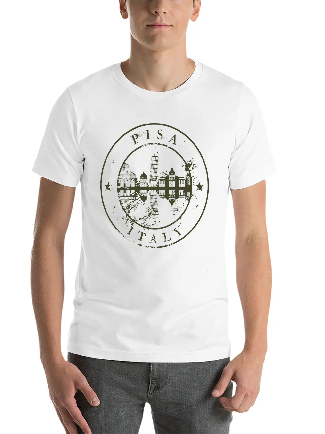 Pisa, Italy Soft Cotton Short Sleeve Tee – Unisex Wardrobe Staple