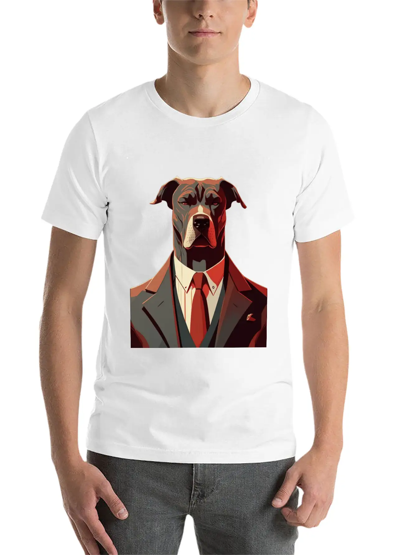 Pit Bull Tee, Minimalistic AI-Crafted Unisex Casual T-Shirt – Clean Design For Daily Comfort