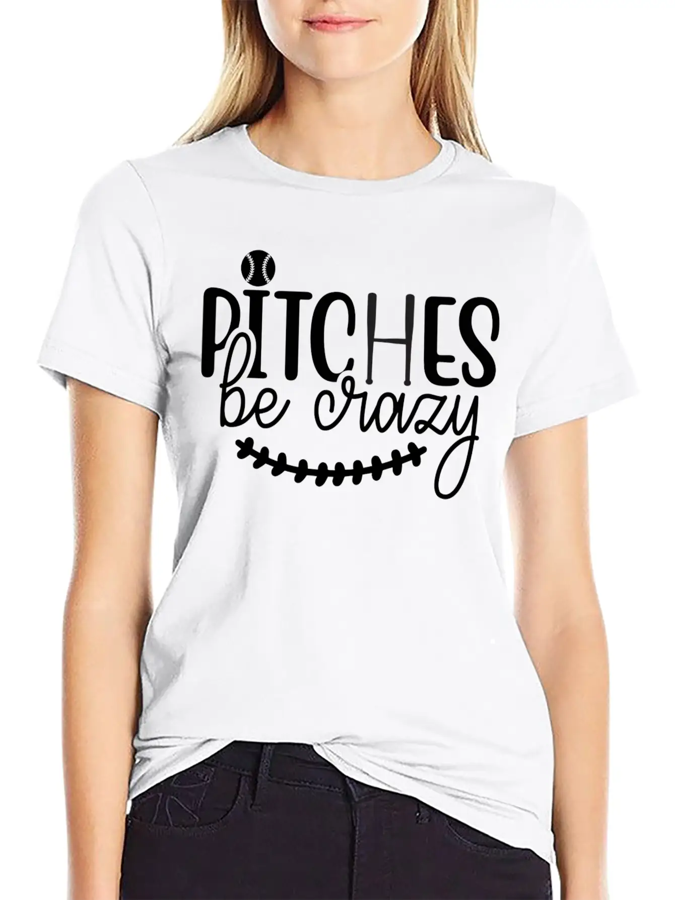 Pitches Be Crazy 01 Modern Fit Casual T-Shirt ��� Clean And Versatile Design