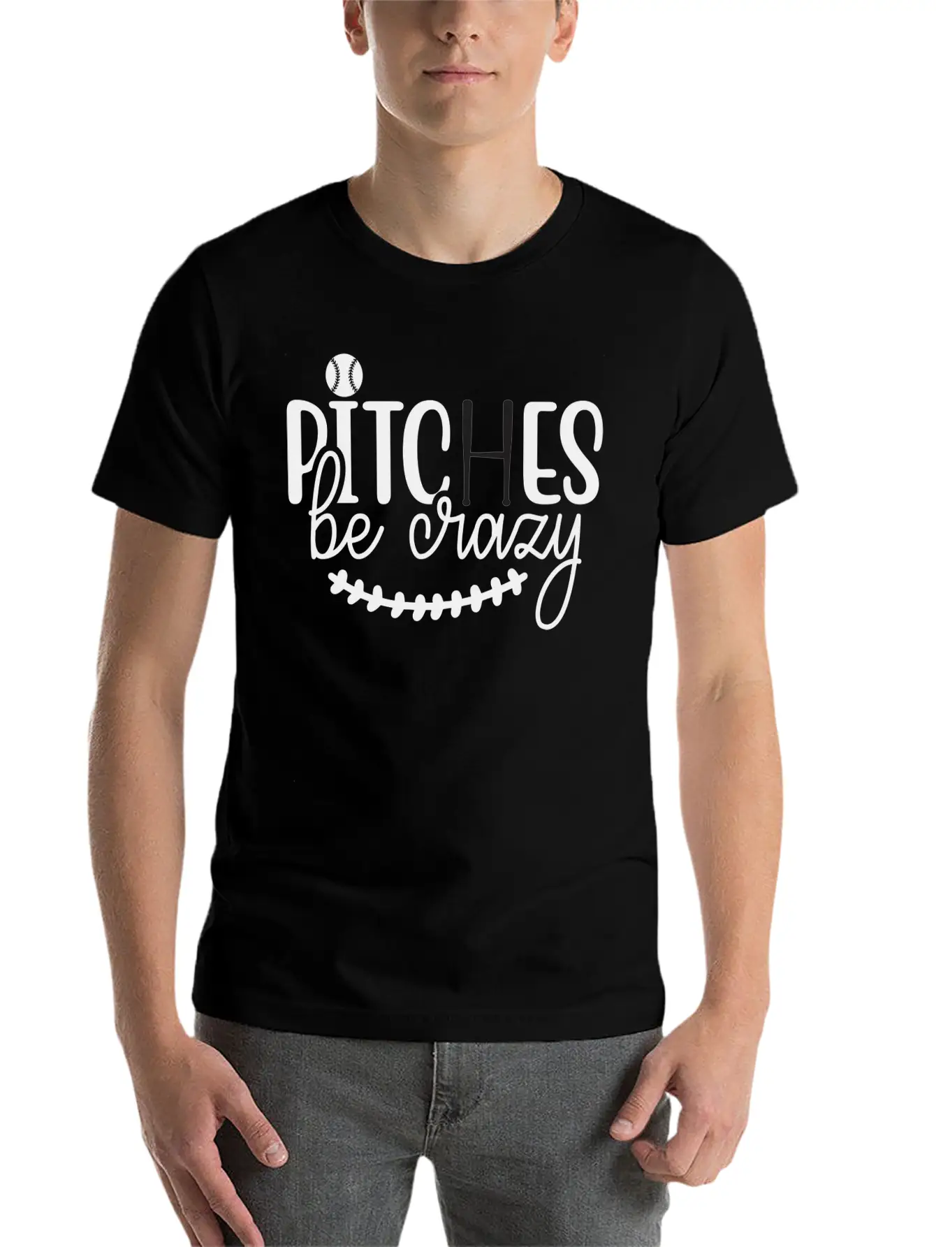 Pitches Be Crazy 01 Modern Fit Casual T-Shirt ��� Clean And Versatile Design