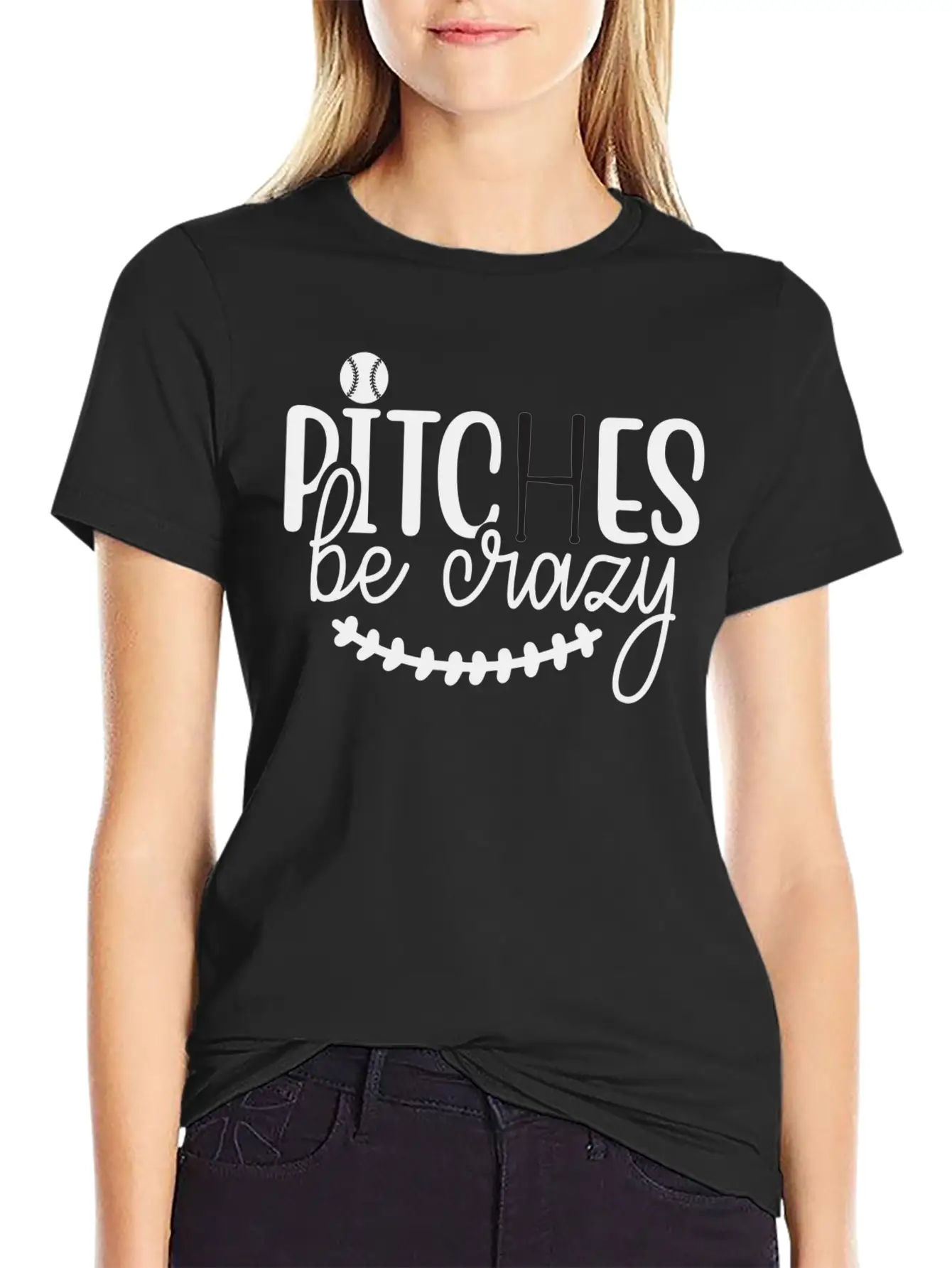 Pitches Be Crazy 01 Modern Fit Casual T-Shirt ��� Clean And Versatile Design