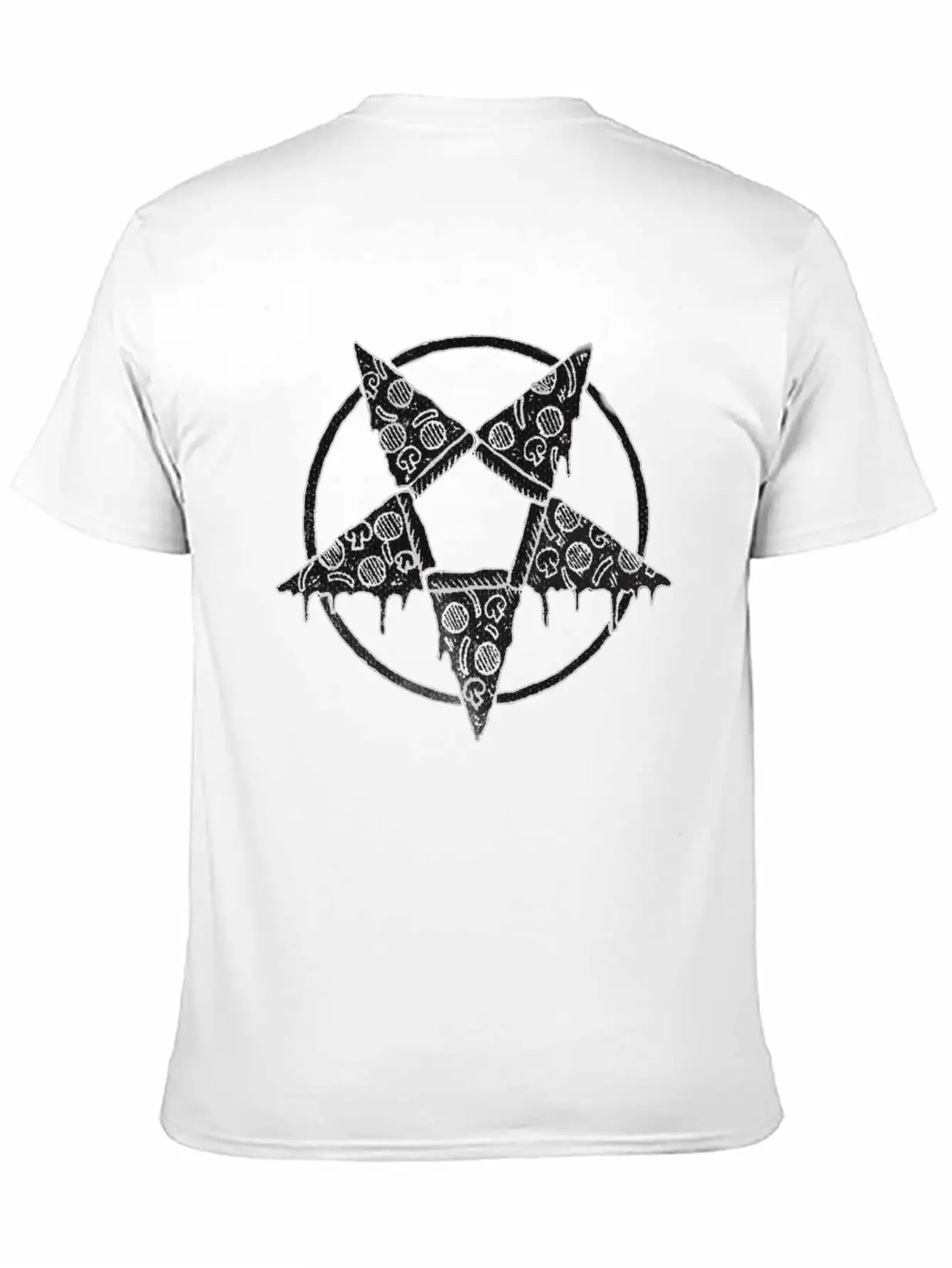 PIZZA PENTAGRAM Relaxed Everyday Tee – Lightweight And Durable Cotton