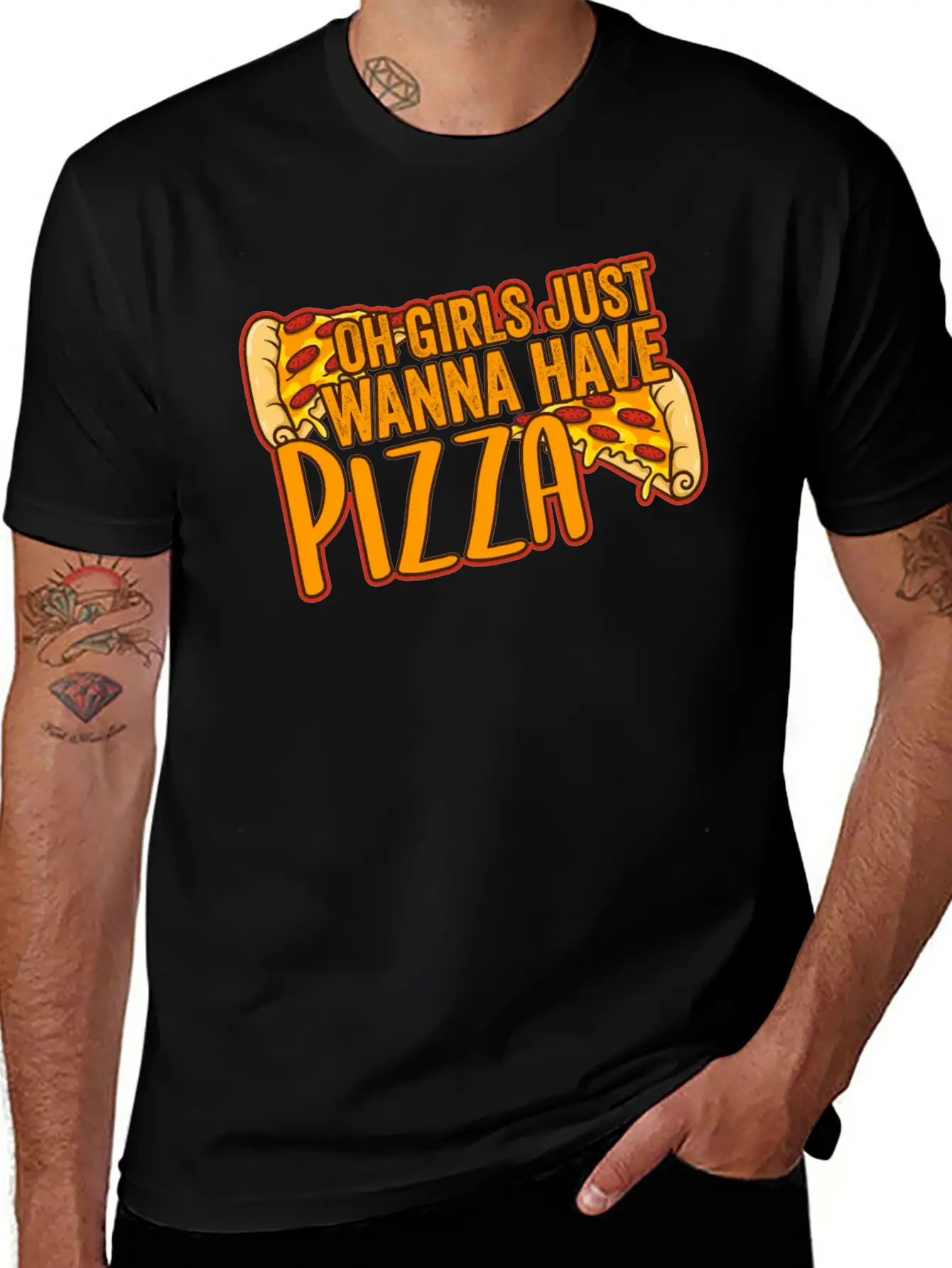 Pizzeria Pizza Clothing Frozen Pizza Place Lover Modern Fit Casual T-Shirt ��� Clean And Versatile Design