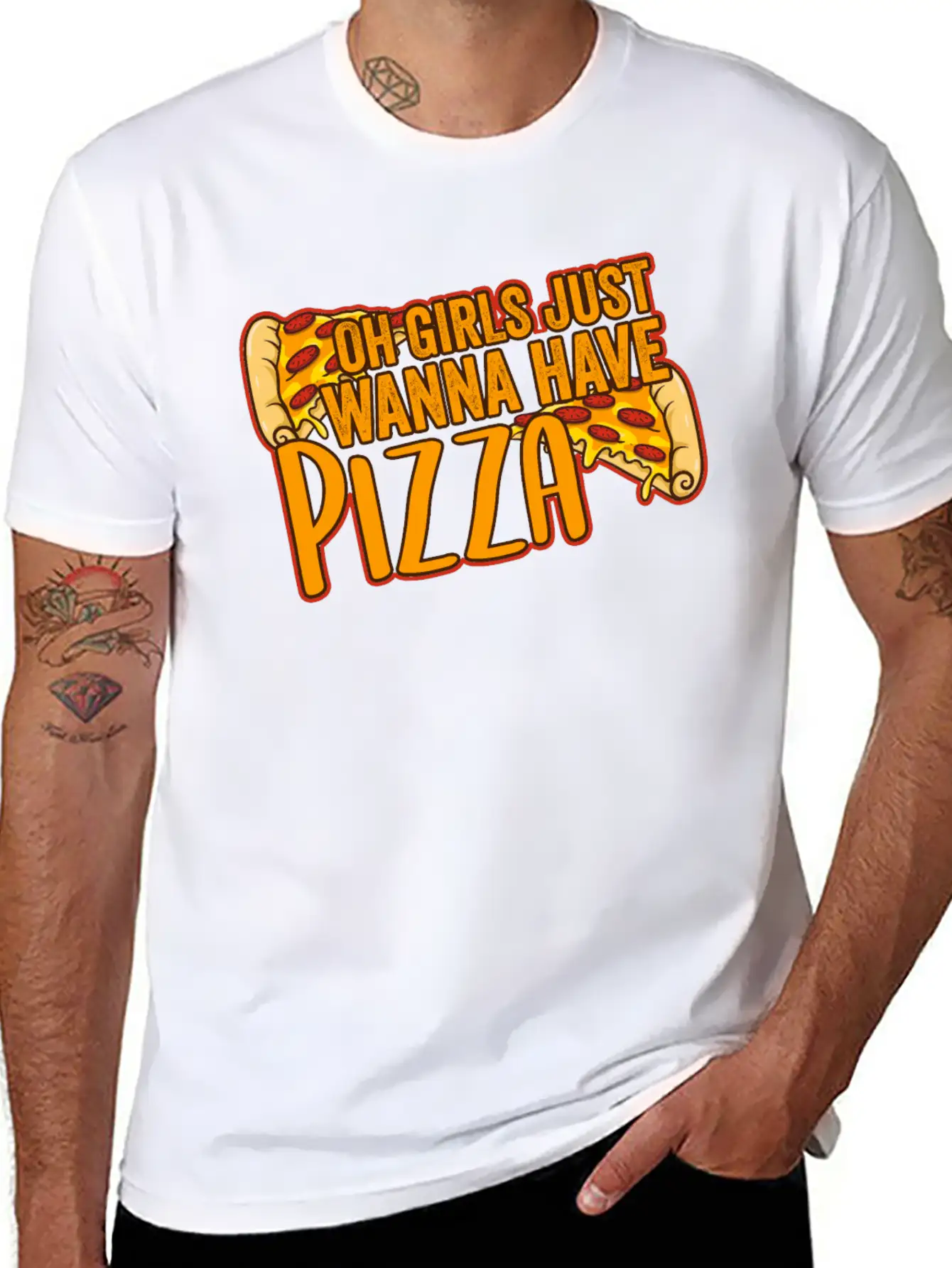 Pizzeria Pizza Clothing Frozen Pizza Place Lover Modern Fit Casual T-Shirt ��� Clean And Versatile Design