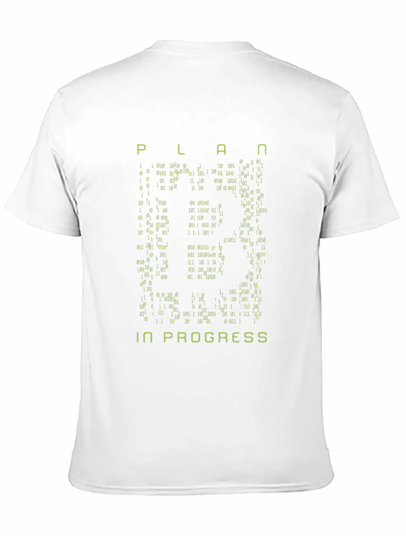 Plan B In Progress / Bitcoin Blockchain BTC / Modern Fit Casual T-Shirt – Clean And Versatile Design