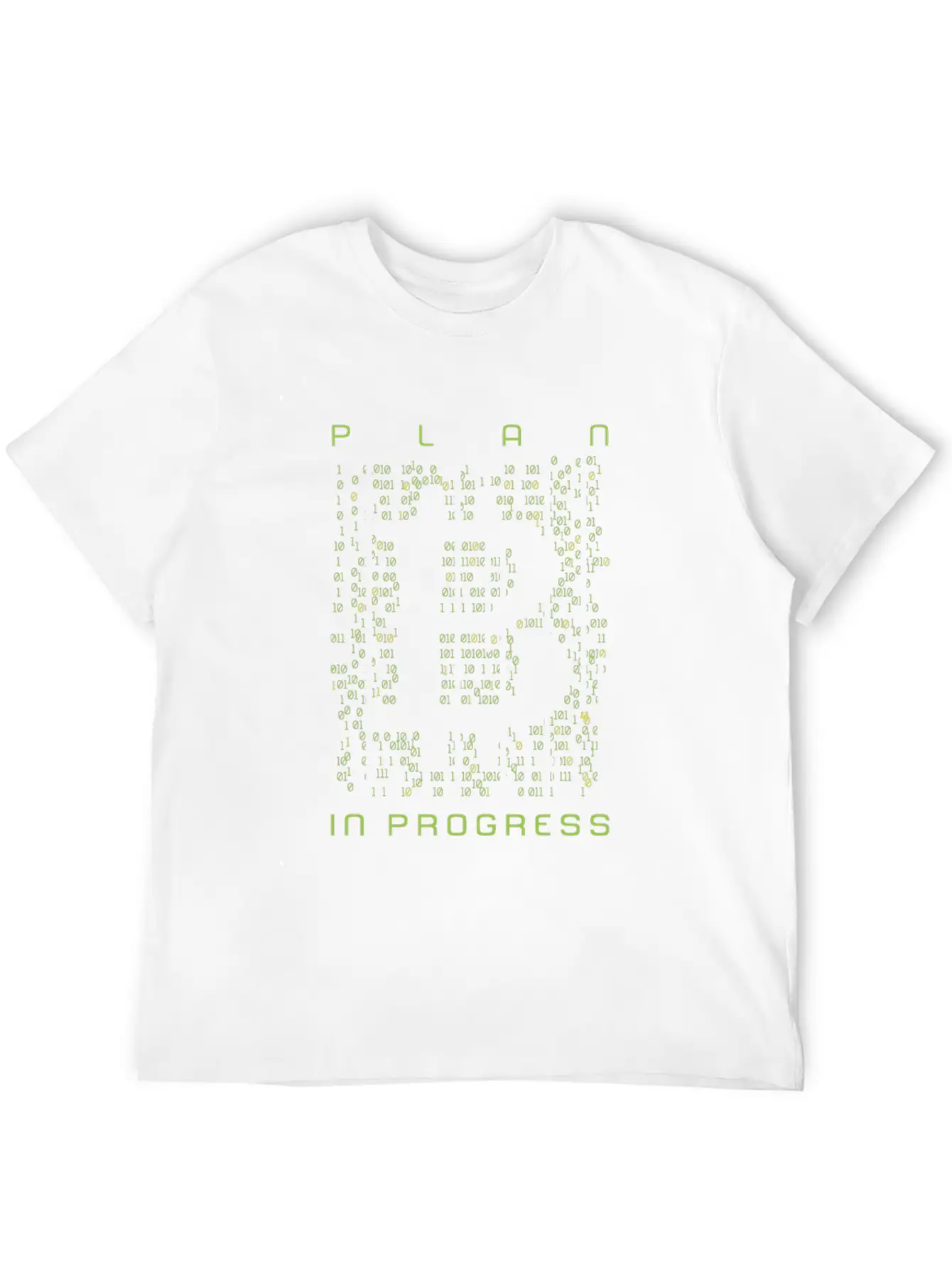 Plan B In Progress / Bitcoin Blockchain BTC / Modern Fit Casual T-Shirt – Clean And Versatile Design