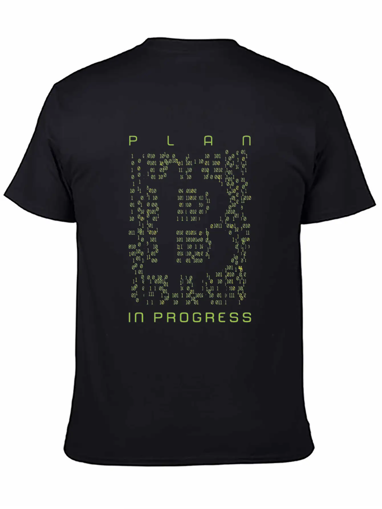 Plan B In Progress / Bitcoin Blockchain BTC / Modern Fit Casual T-Shirt – Clean And Versatile Design