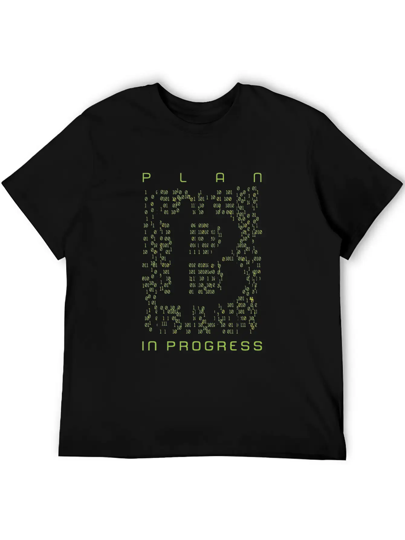 Plan B In Progress / Bitcoin Blockchain BTC / Modern Fit Casual T-Shirt – Clean And Versatile Design