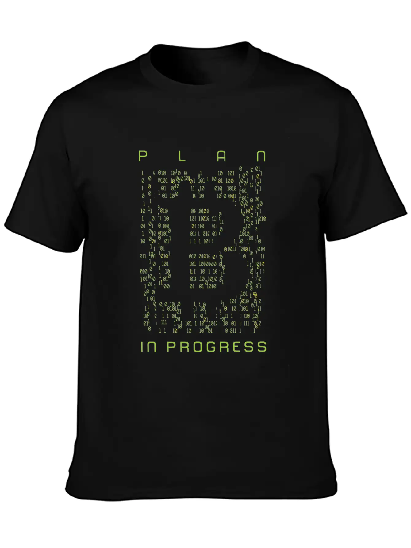 Plan B In Progress / Bitcoin Blockchain BTC / Modern Fit Casual T-Shirt – Clean And Versatile Design