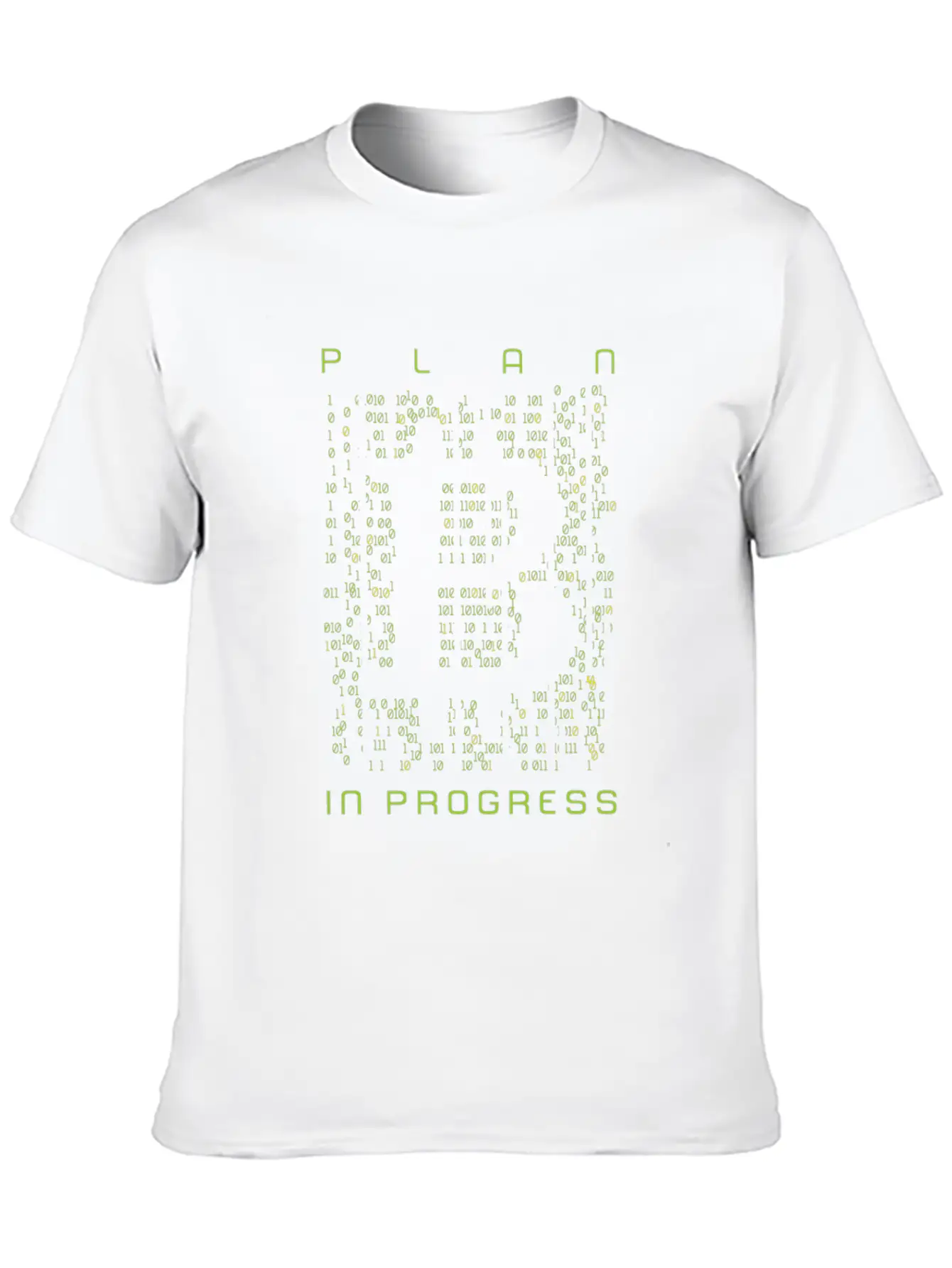 Plan B In Progress / Bitcoin Blockchain BTC / Modern Fit Casual T-Shirt – Clean And Versatile Design