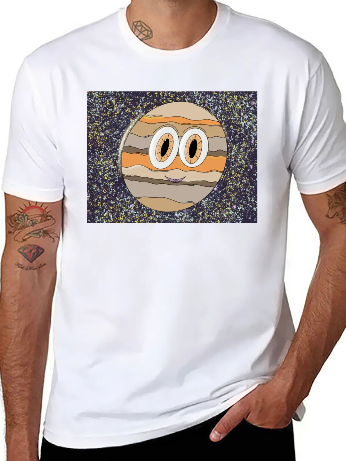 Planet Modern Fit Casual T-Shirt ��� Clean And Versatile Design