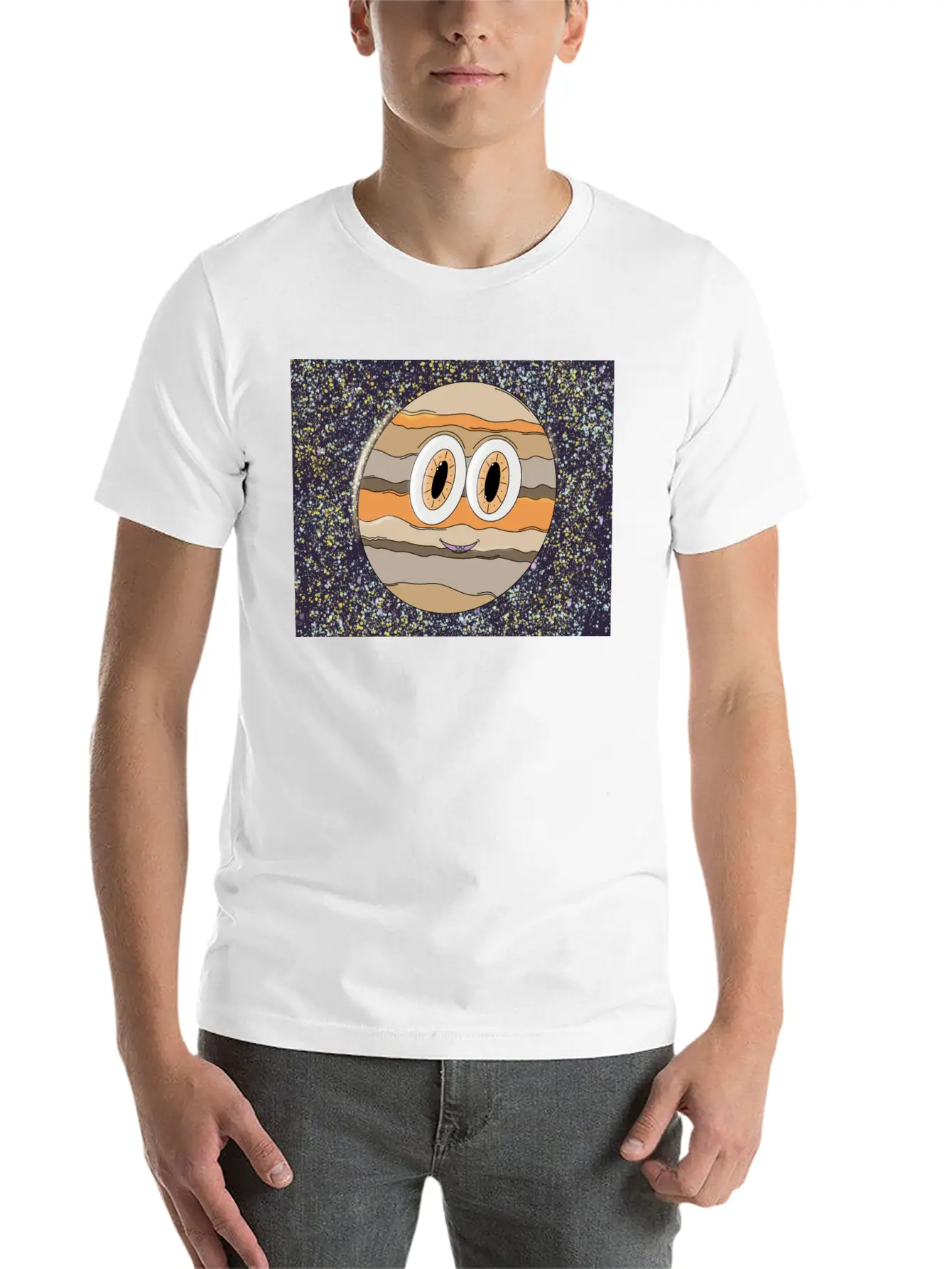 Planet Modern Fit Casual T-Shirt ��� Clean And Versatile Design