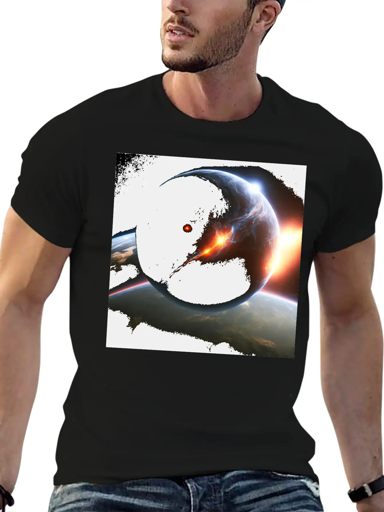 Planet Unisex Casual T-Shirt – Clean Design For Daily Comfort