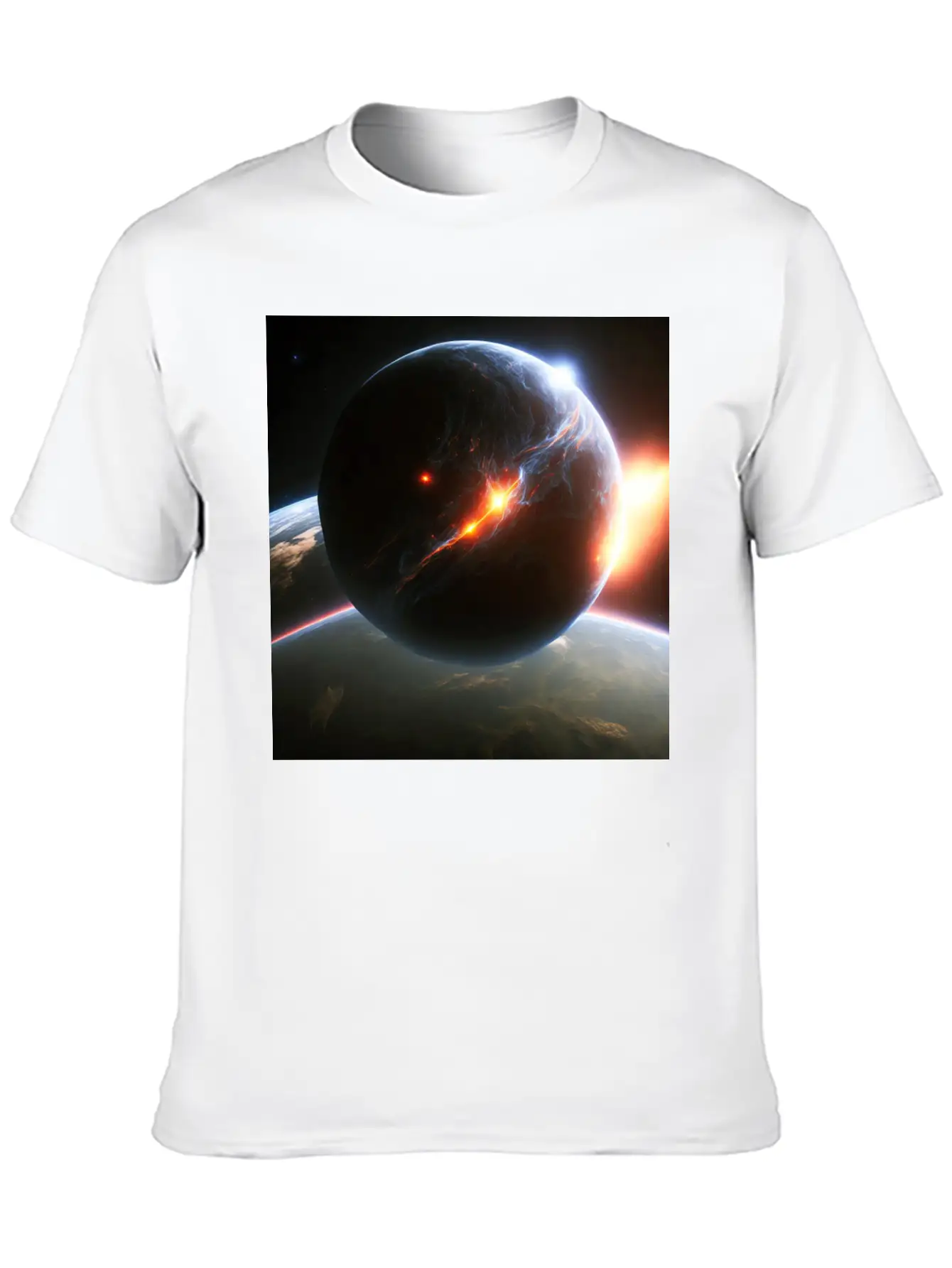 Planet Unisex Casual T-Shirt – Clean Design For Daily Comfort