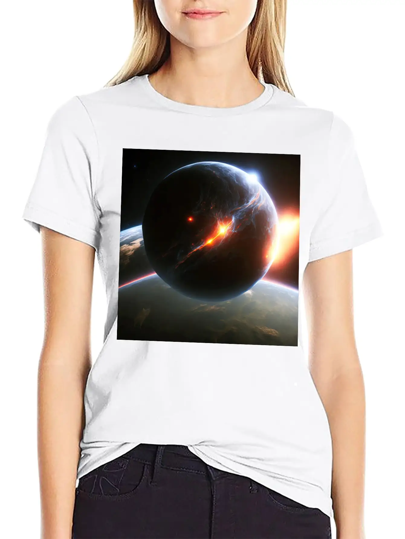Planet Unisex Casual T-Shirt – Clean Design For Daily Comfort