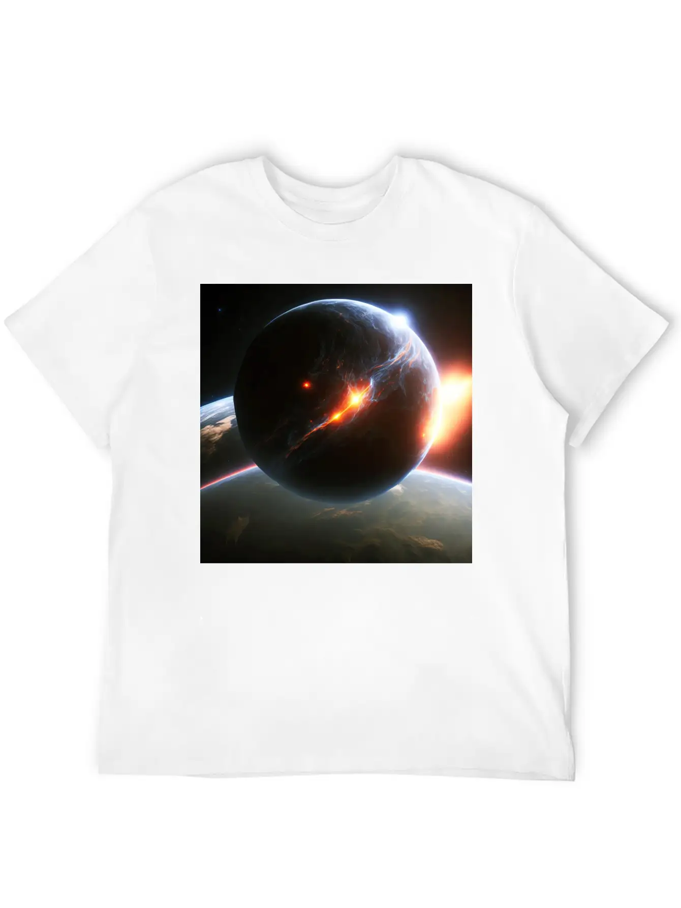 Planet Unisex Casual T-Shirt – Clean Design For Daily Comfort
