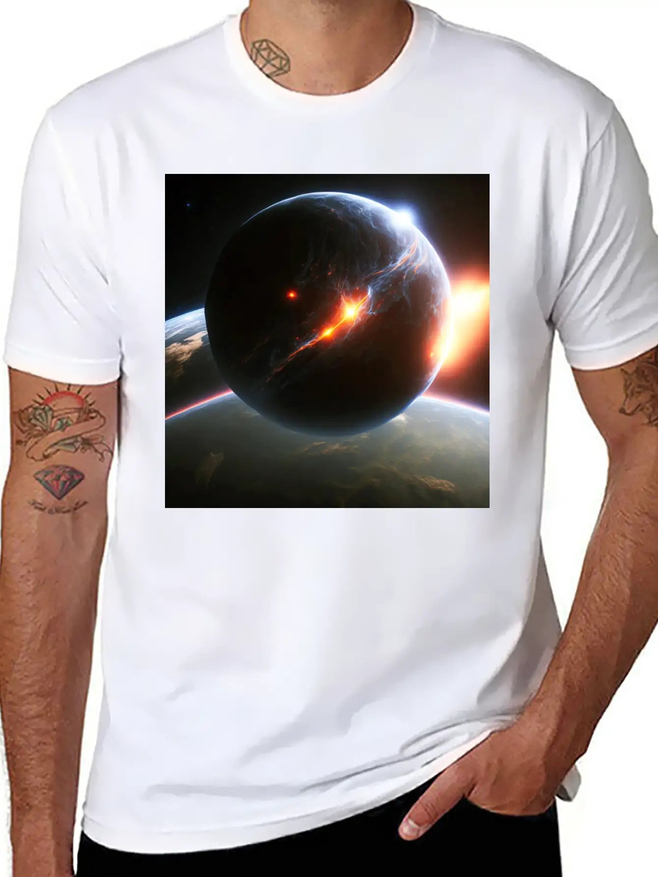 Planet Unisex Casual T-Shirt – Clean Design For Daily Comfort