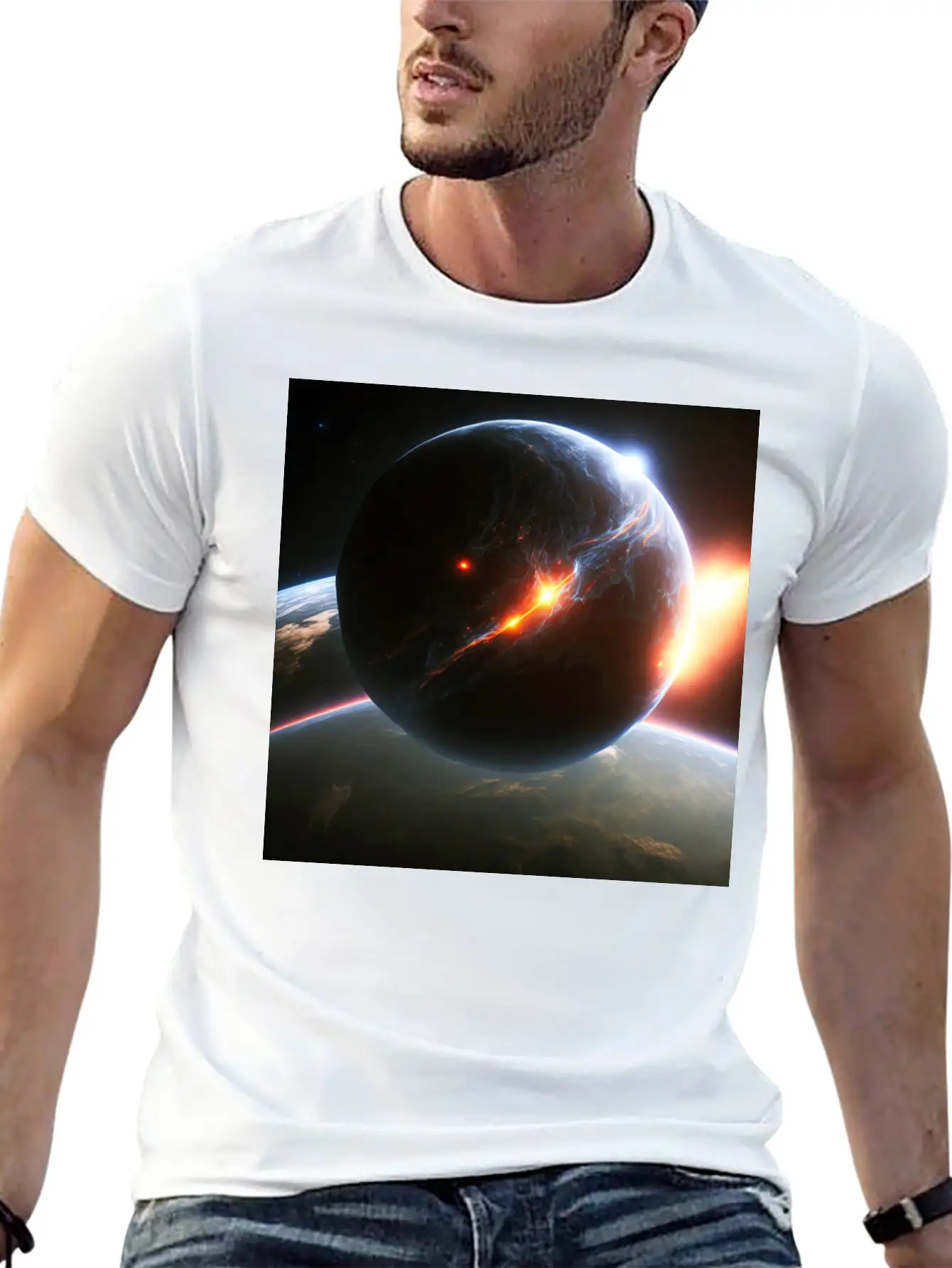 Planet Unisex Casual T-Shirt – Clean Design For Daily Comfort
