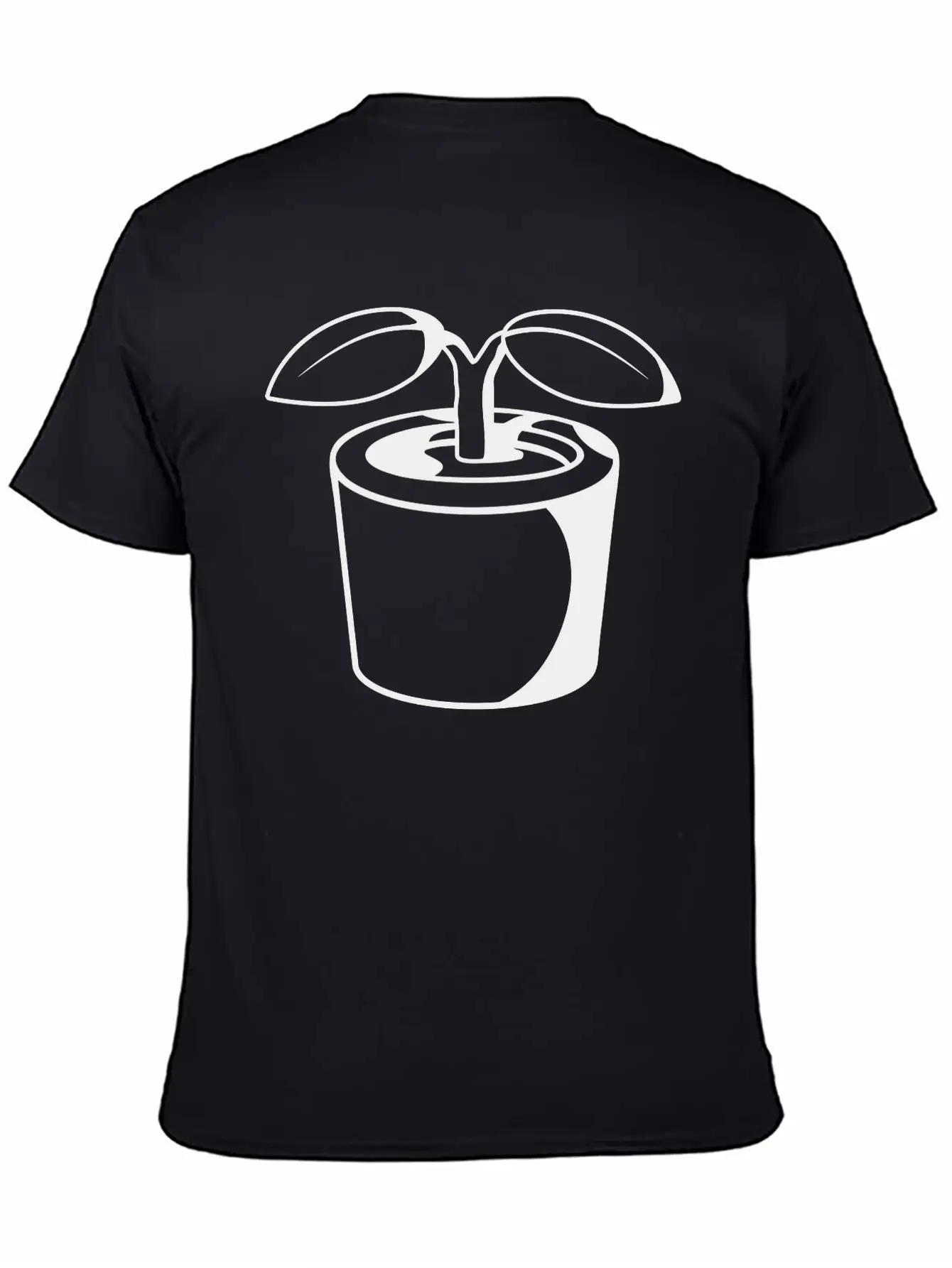Plant In Flowerpot Relaxed Everyday Tee – Lightweight And Durable Cotton