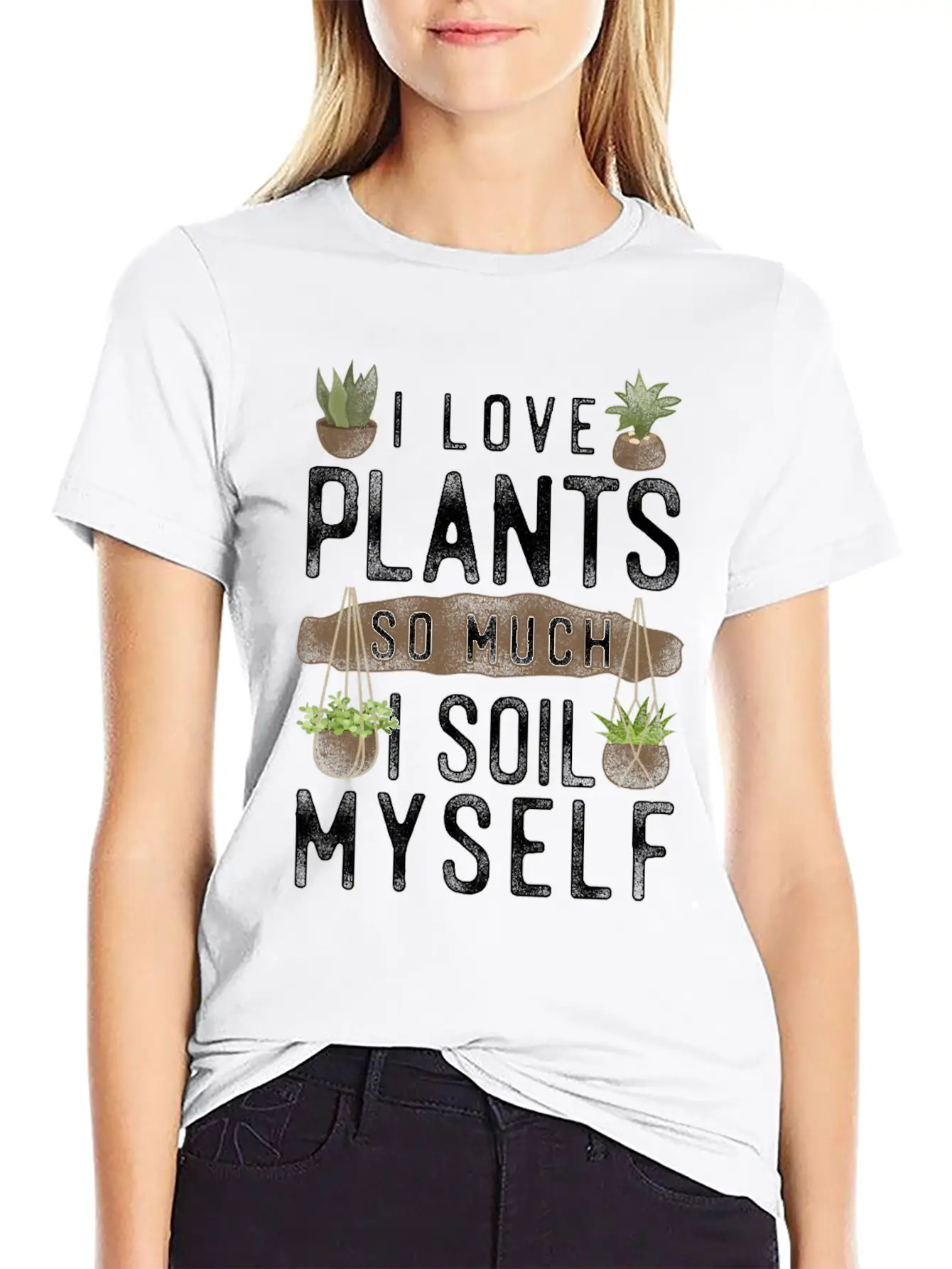 Plant Lover Gardening Pun I Love Unisex Casual T-Shirt – Clean Design For Daily Comfort
