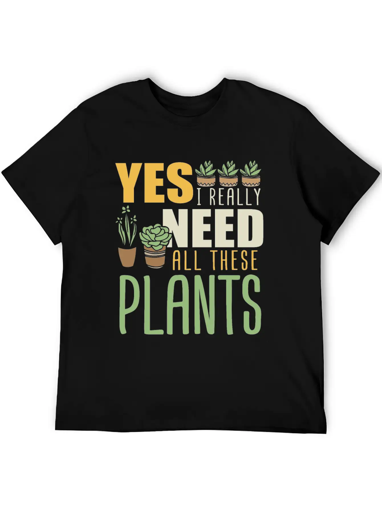 Plant Plants Farmer Garden Gardener Modern Fit Casual T-Shirt – Clean And Versatile Design