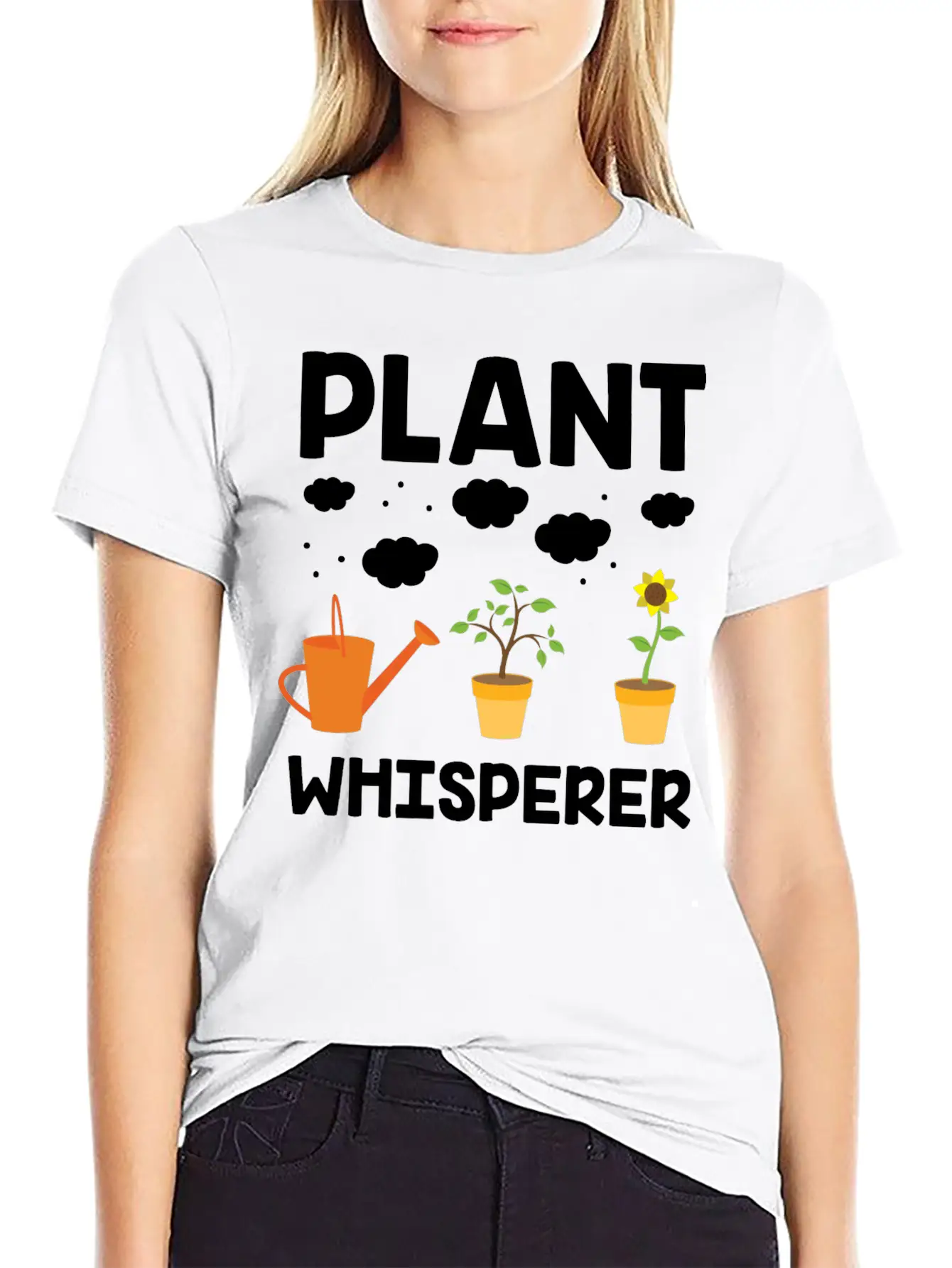 Plant Whisperer Gardening Hobby Gardener Gifts Unisex Casual T-Shirt – Clean Design For Daily Comfort