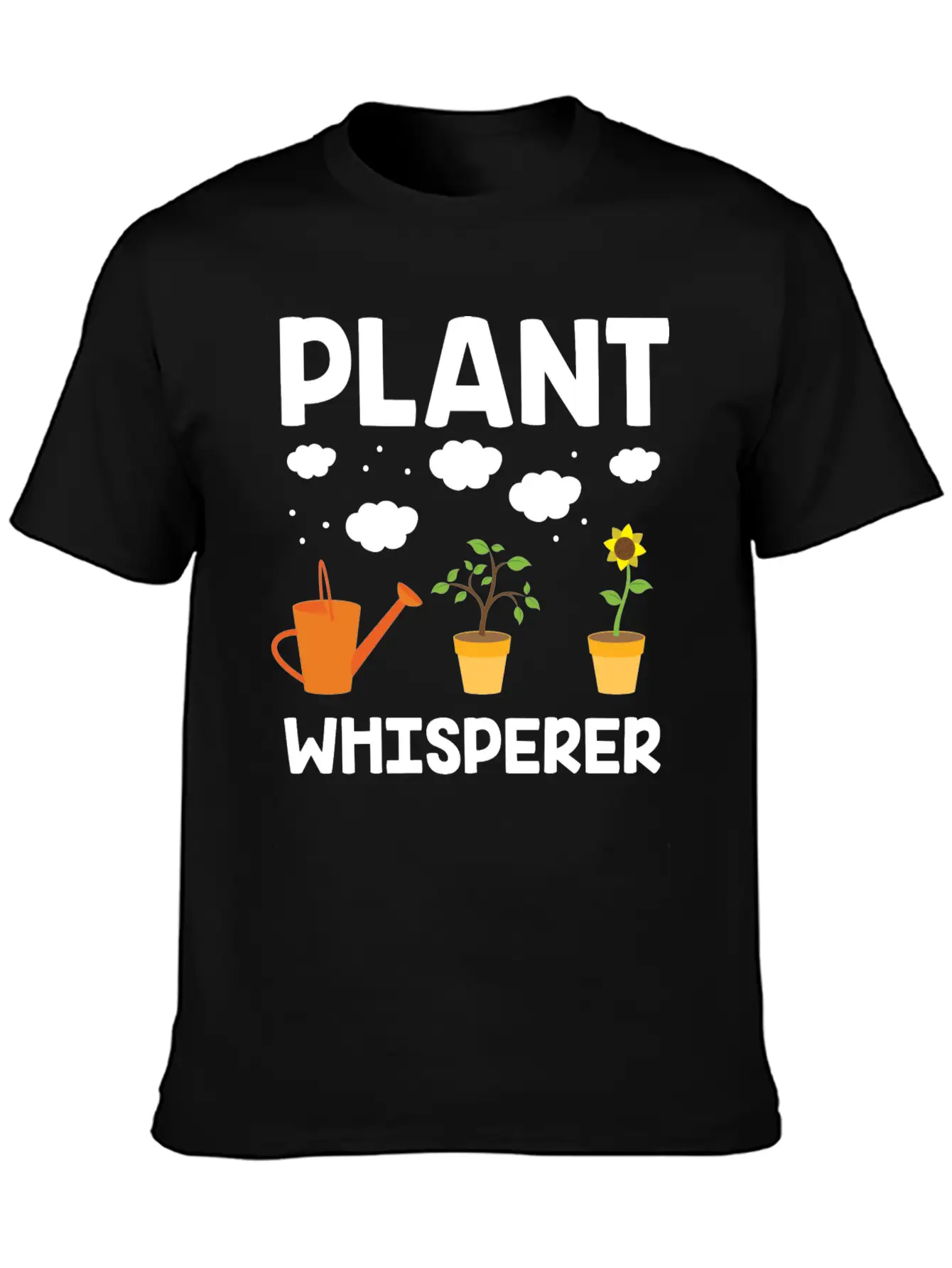 Plant Whisperer Gardening Hobby Gardener Gifts Unisex Casual T-Shirt – Clean Design For Daily Comfort