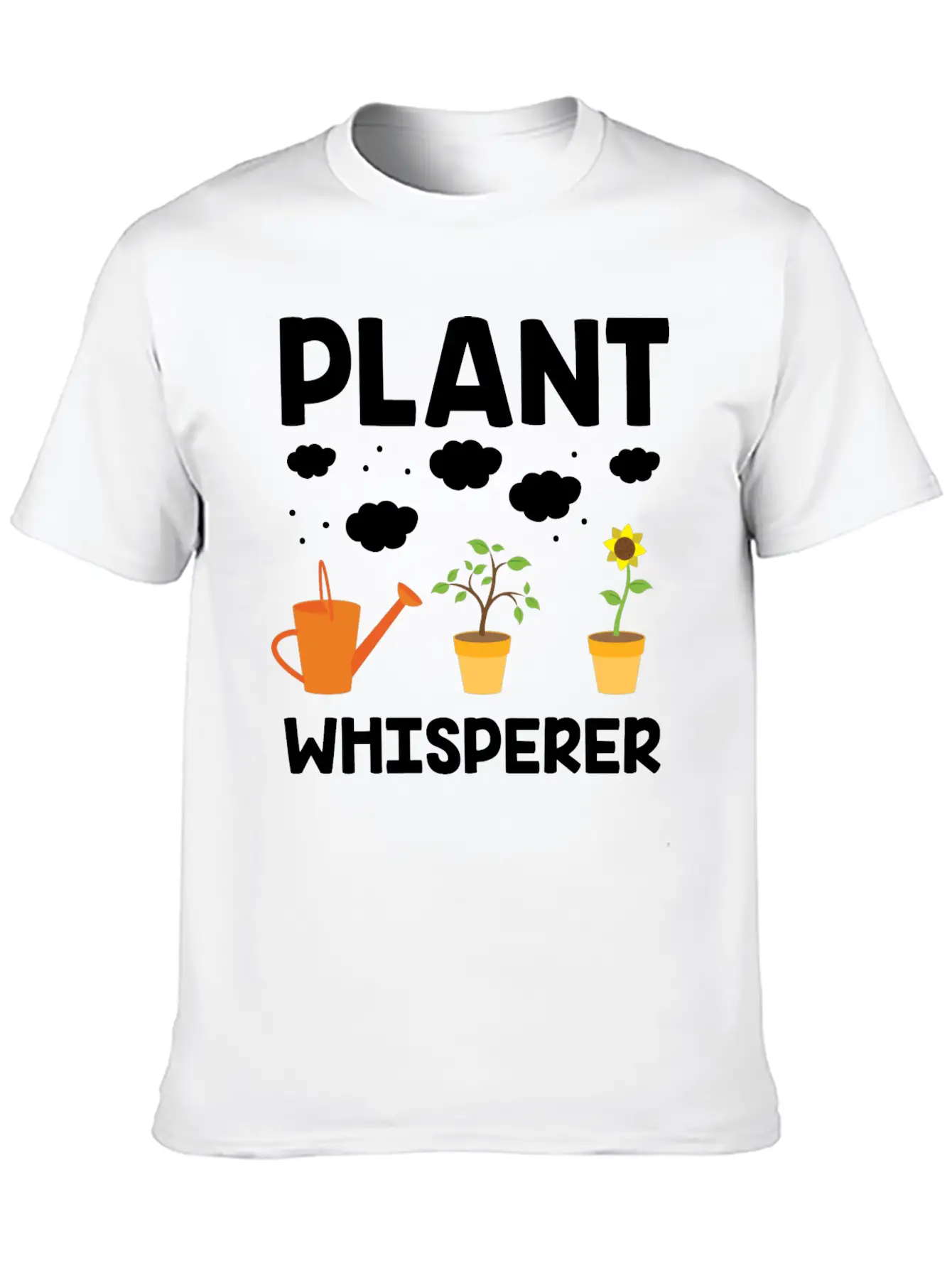 Plant Whisperer Gardening Hobby Gardener Gifts Unisex Casual T-Shirt – Clean Design For Daily Comfort
