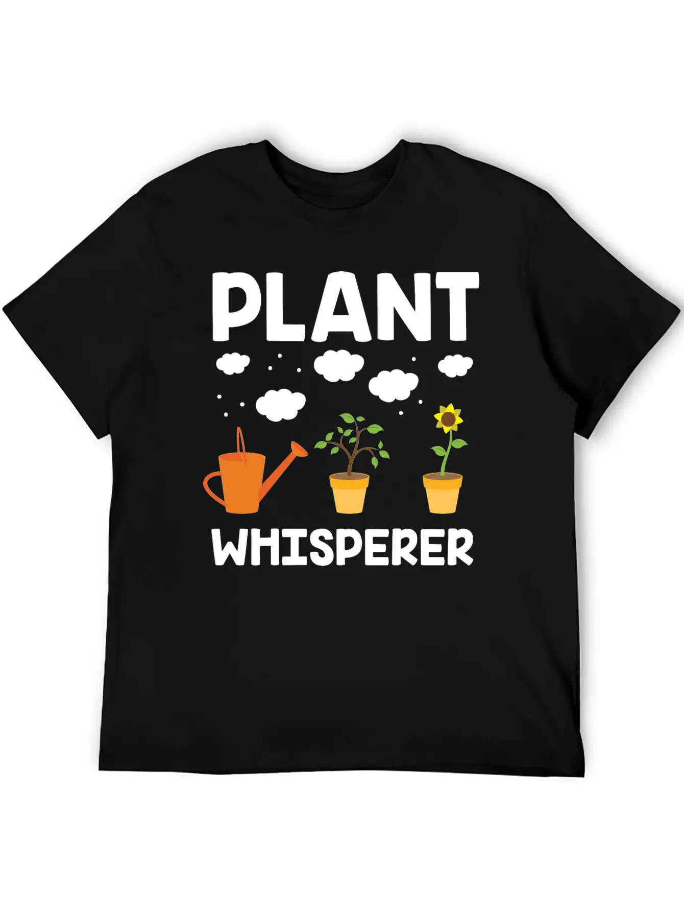 Plant Whisperer Gardening Hobby Gardener Gifts Unisex Casual T-Shirt – Clean Design For Daily Comfort