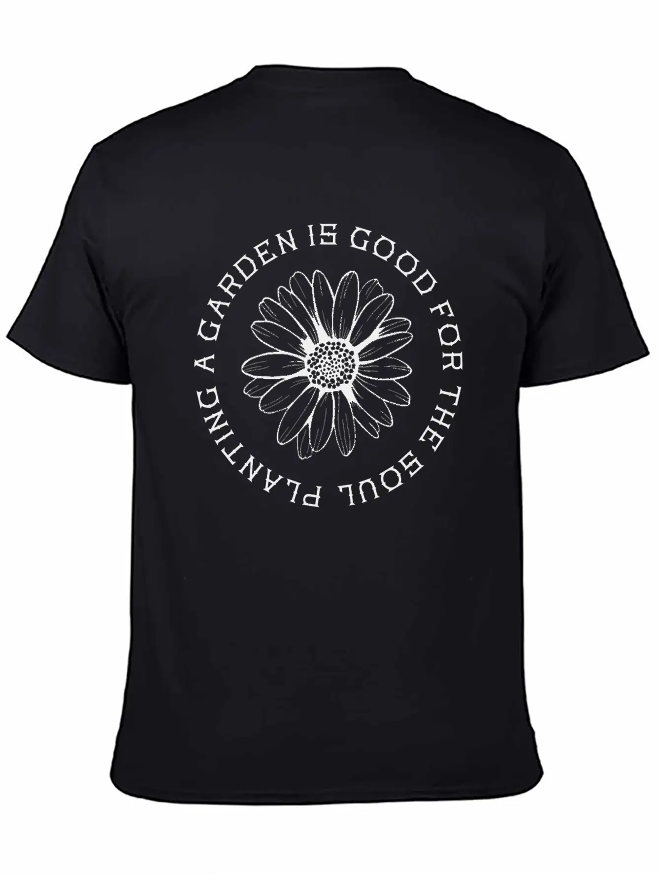 Planting A Garden Is Good For The Soul Lightweight Cotton T-Shirt – Daily Comfort Graphic Shirt