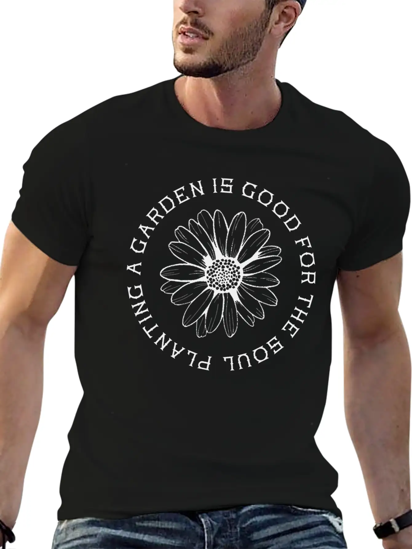 Planting A Garden Is Good For The Soul Lightweight Cotton T-Shirt – Daily Comfort Graphic Shirt