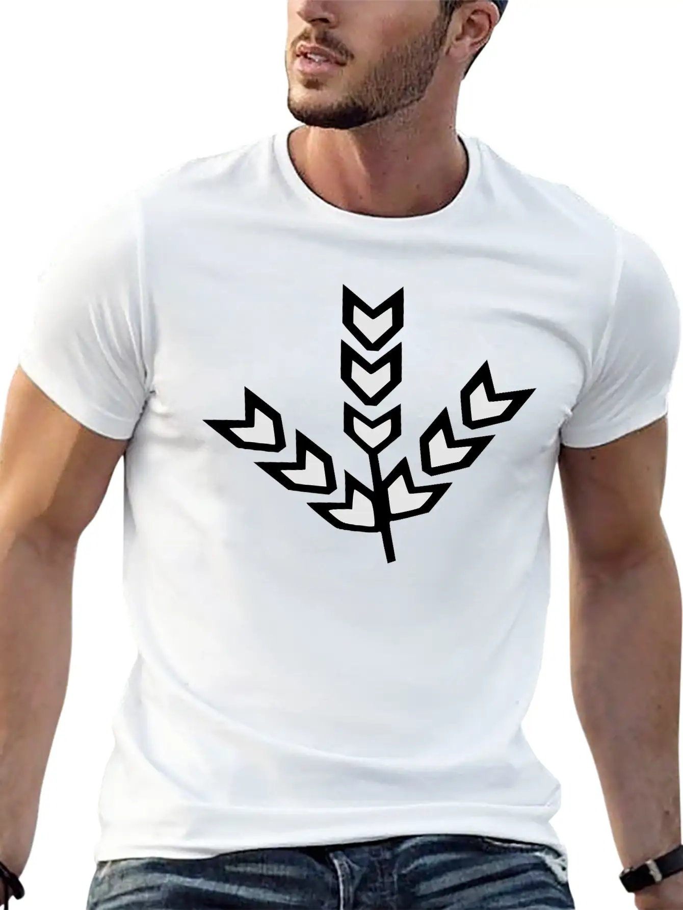 Plants Vector Art Unisex Casual T-Shirt – Clean Design For Daily Comfort