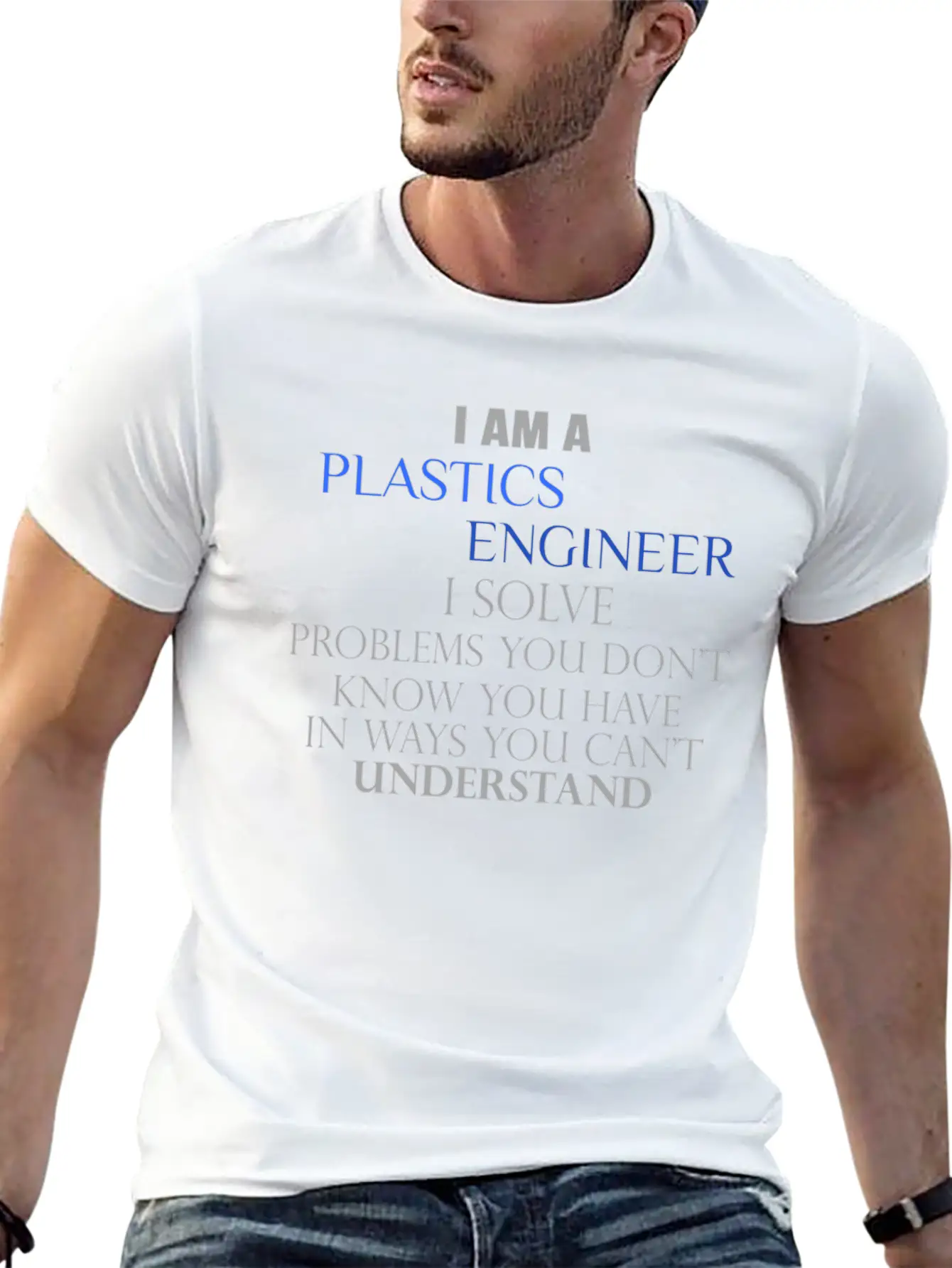 Plastics Engineer - I Am A Plastics Engineer I Sol Essential Cotton Tee For Daily Outfits – Unisex Style