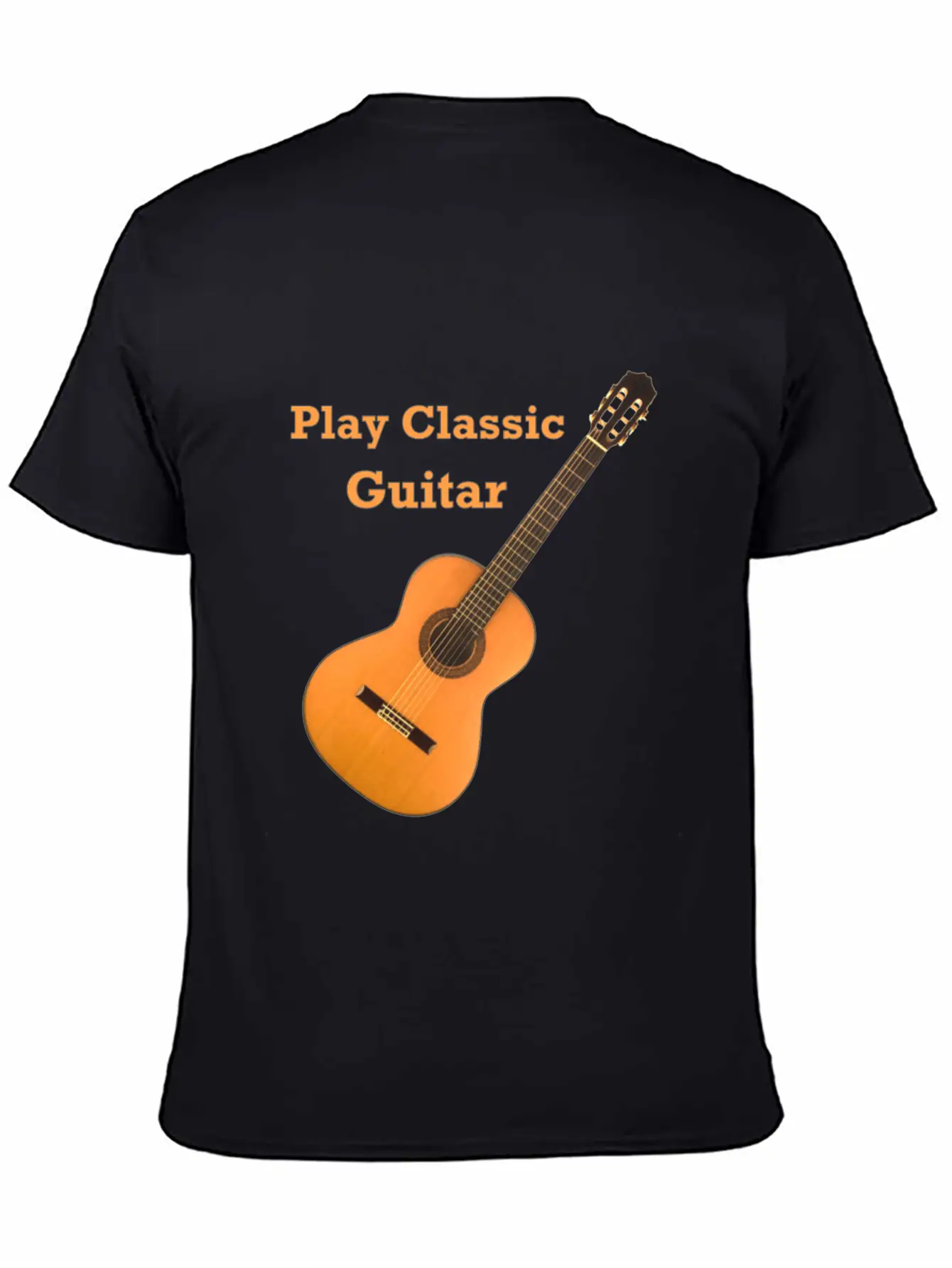 Play Classic Guitar Classic Fit Graphic Tee For Daily Comfort – Unisex Cotton Shirt