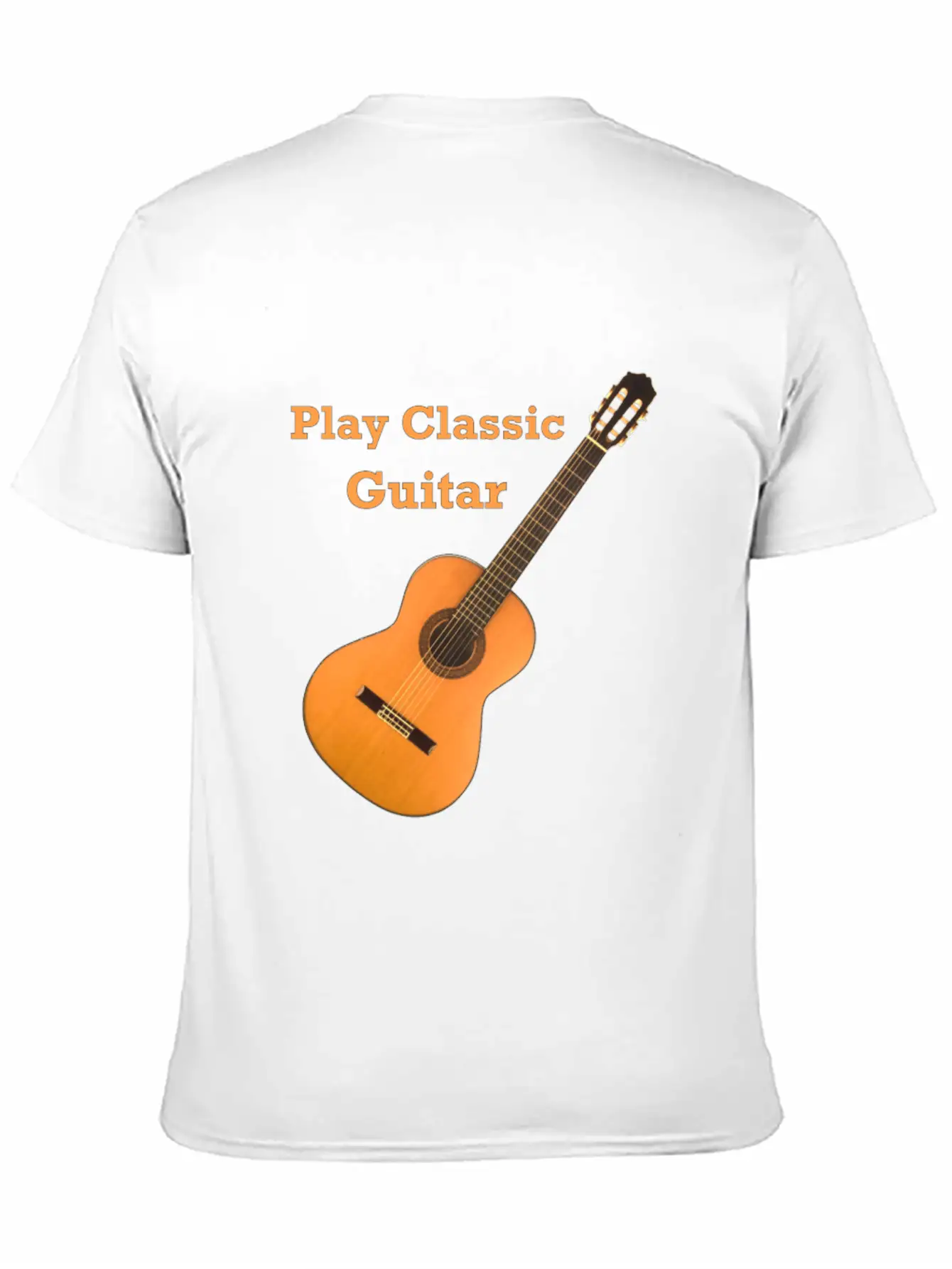 Play Classic Guitar Classic Fit Graphic Tee For Daily Comfort – Unisex Cotton Shirt