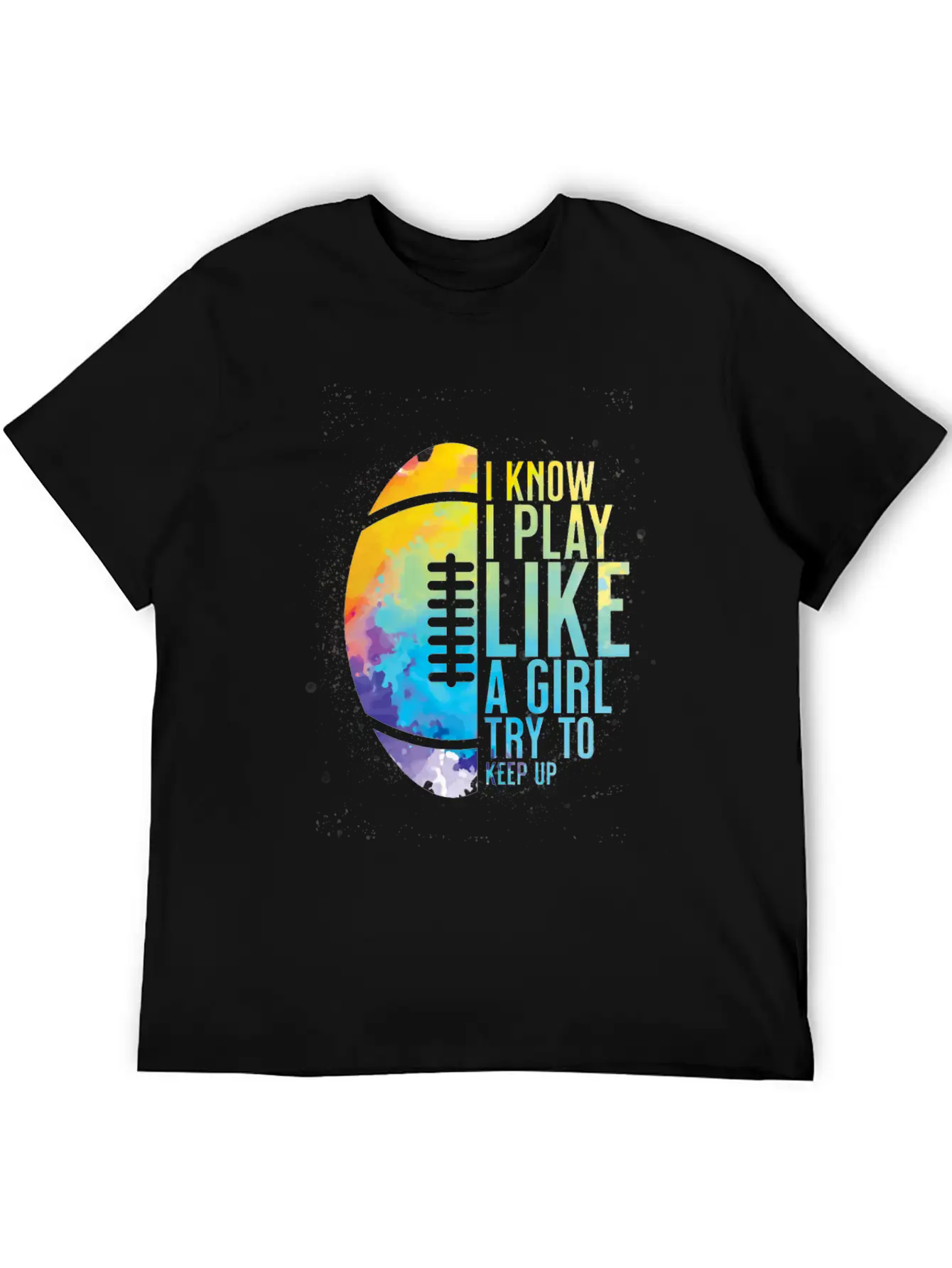 Play Like A Girl - American Football Sports Girl Unisex Casual T-Shirt – Clean Design For Daily Comfort