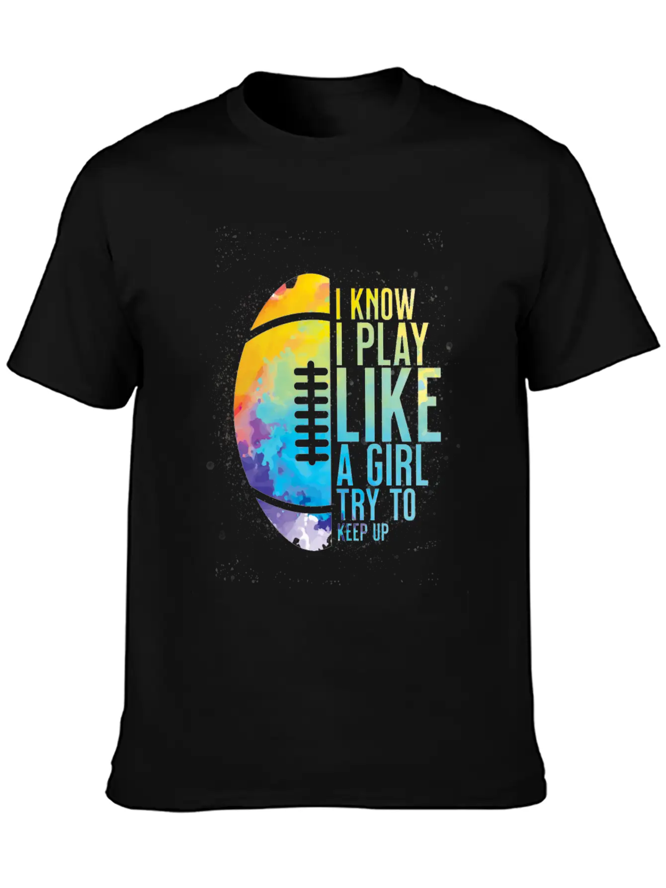 Play Like A Girl - American Football Sports Girl Unisex Casual T-Shirt – Clean Design For Daily Comfort