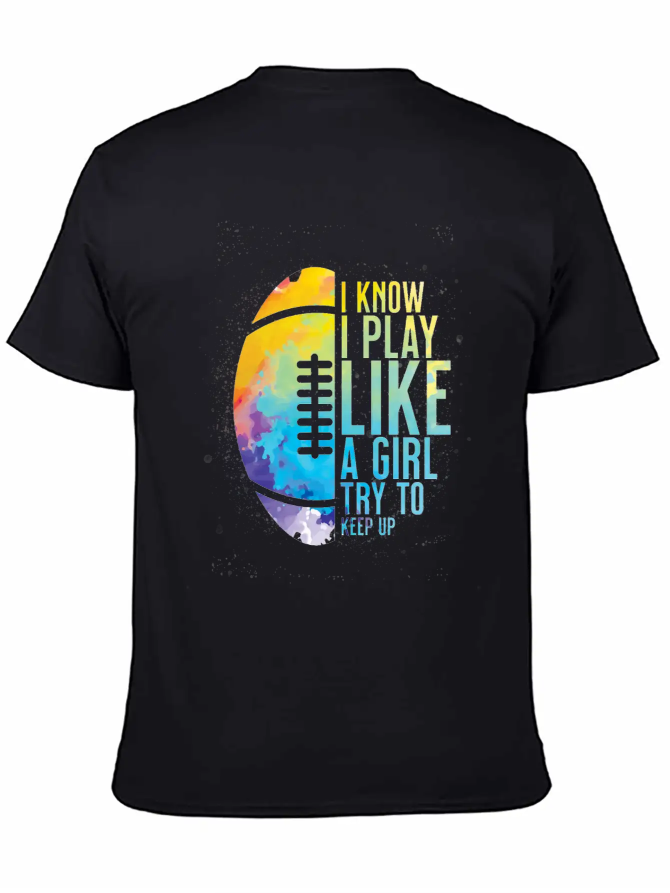 Play Like A Girl - American Football Sports Girl Unisex Casual T-Shirt – Clean Design For Daily Comfort