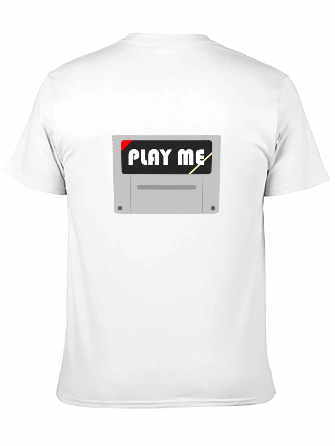 PLAY ME! | Retro Game Module Lightweight Cotton T-Shirt – Daily Comfort Graphic Shirt