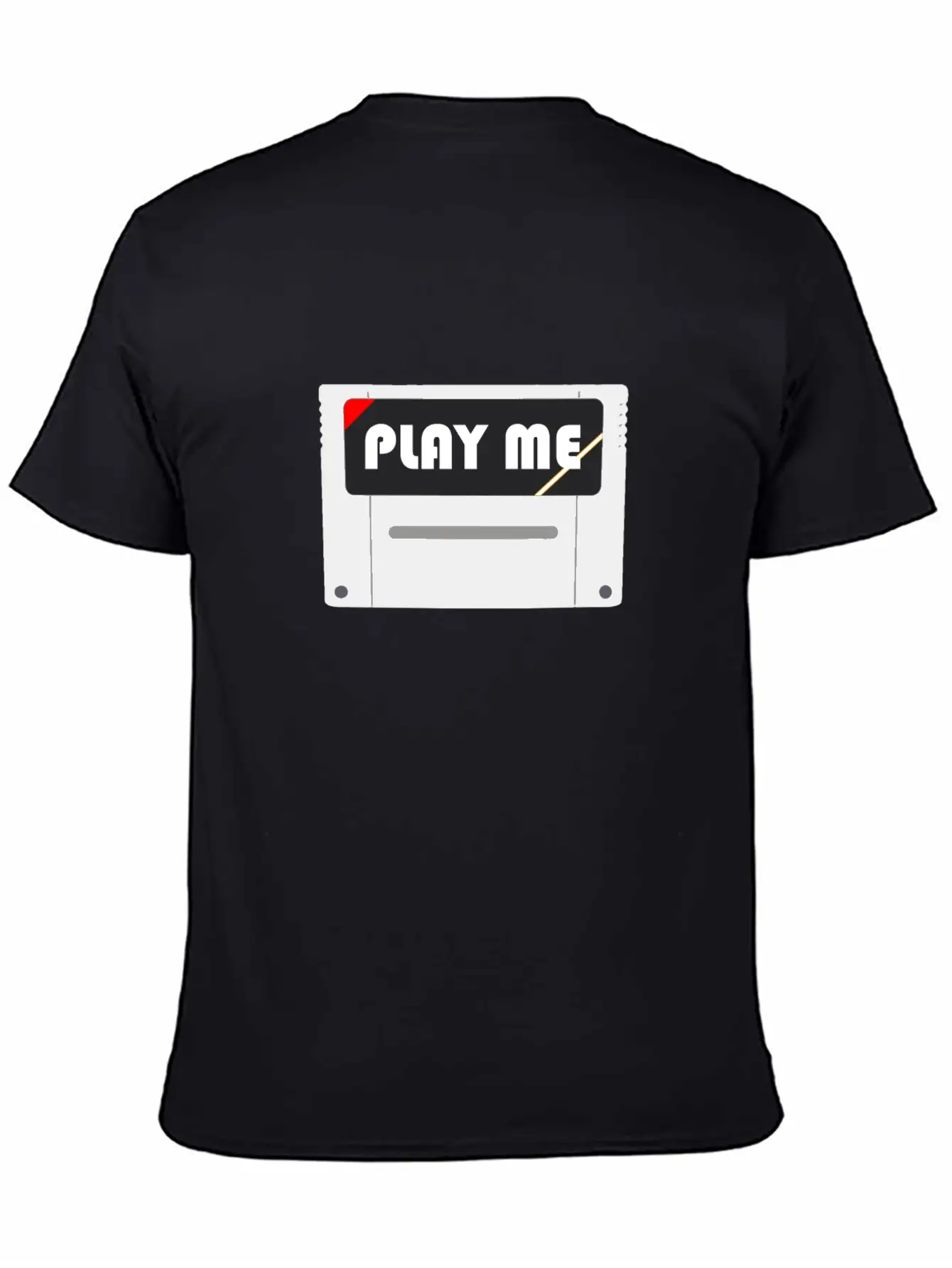 PLAY ME! | Retro Game Module Lightweight Cotton T-Shirt – Daily Comfort Graphic Shirt