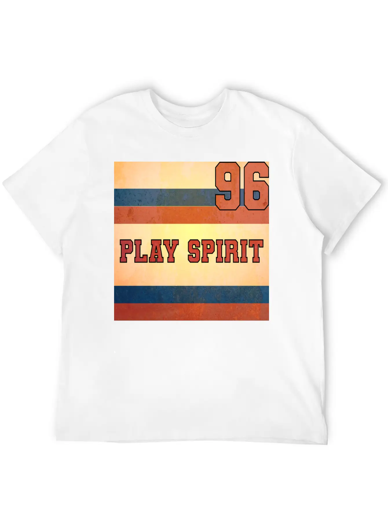 PLAY SPIRIT NUMBER 96 Soft Cotton Short Sleeve Tee – Unisex Wardrobe Staple